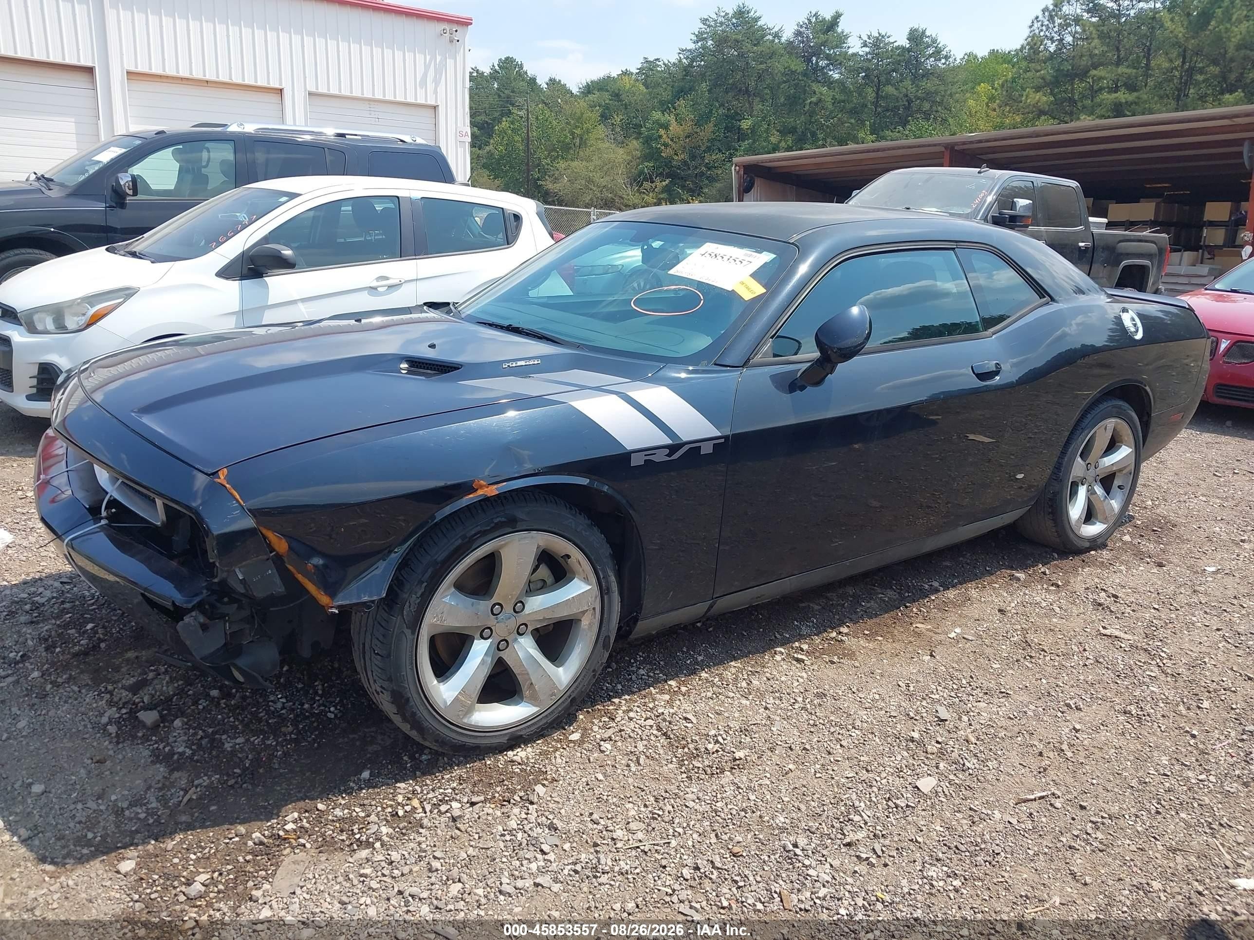 2012 Dodge Challenger R/t Black vin: 2C3CDYBTXCH264063