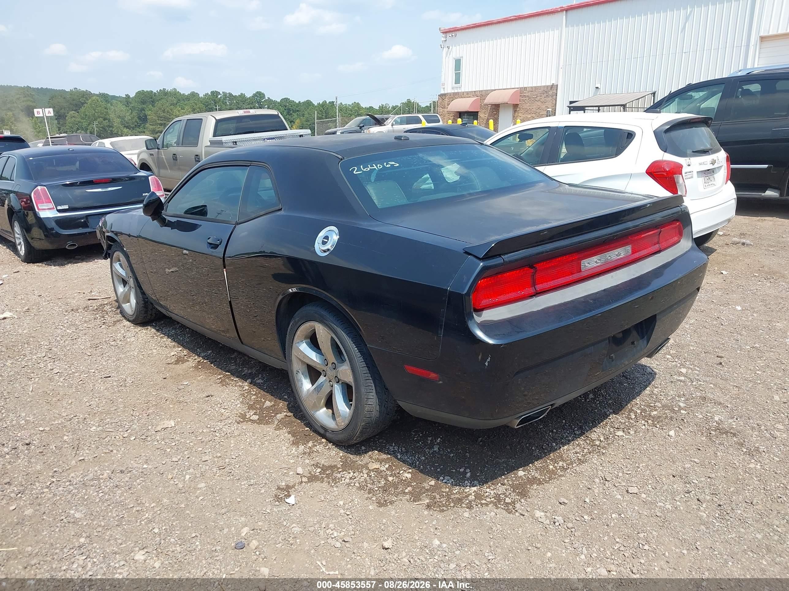 2012 Dodge Challenger R/t Black vin: 2C3CDYBTXCH264063