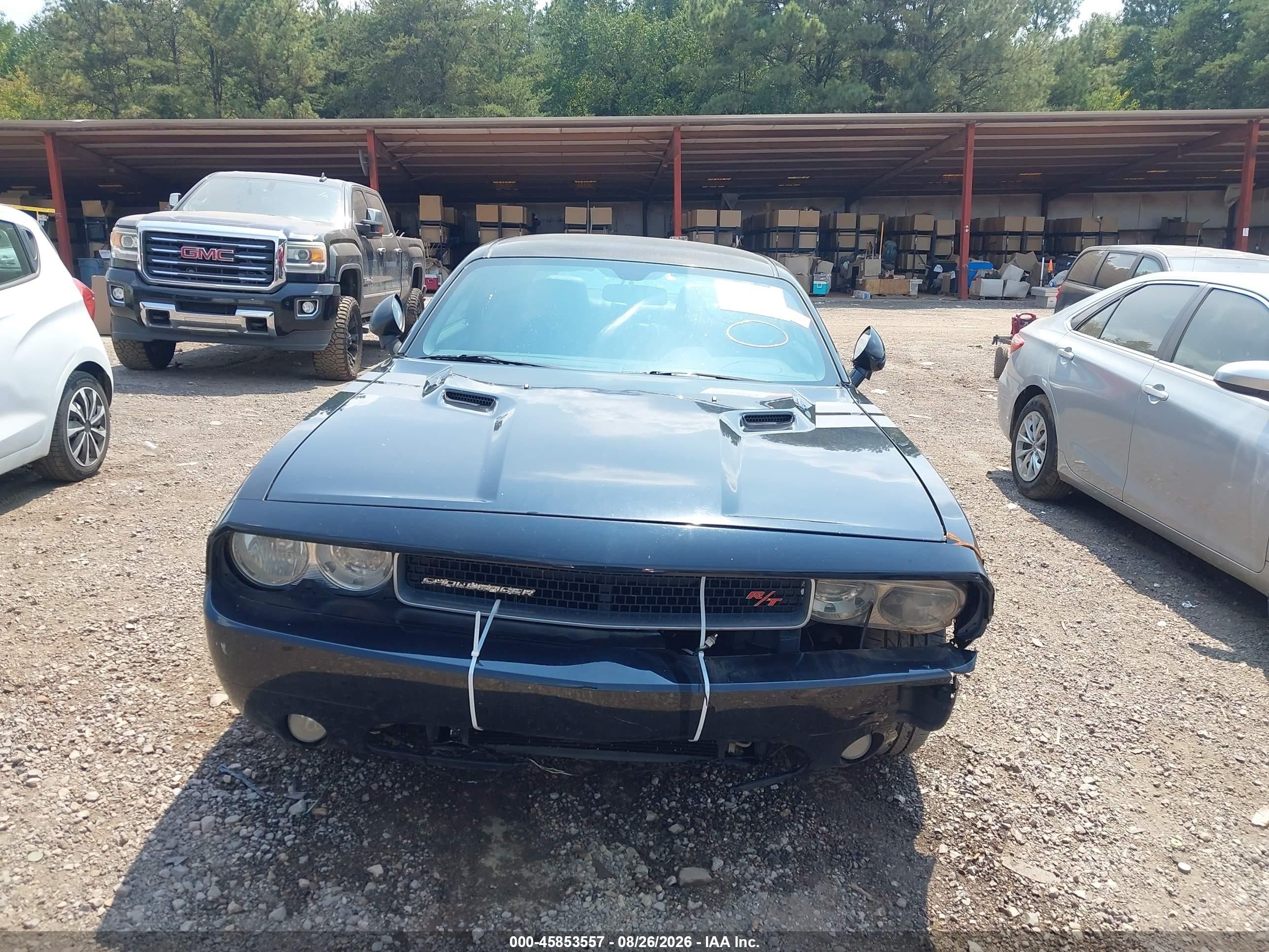 2012 Dodge Challenger R/t Black vin: 2C3CDYBTXCH264063