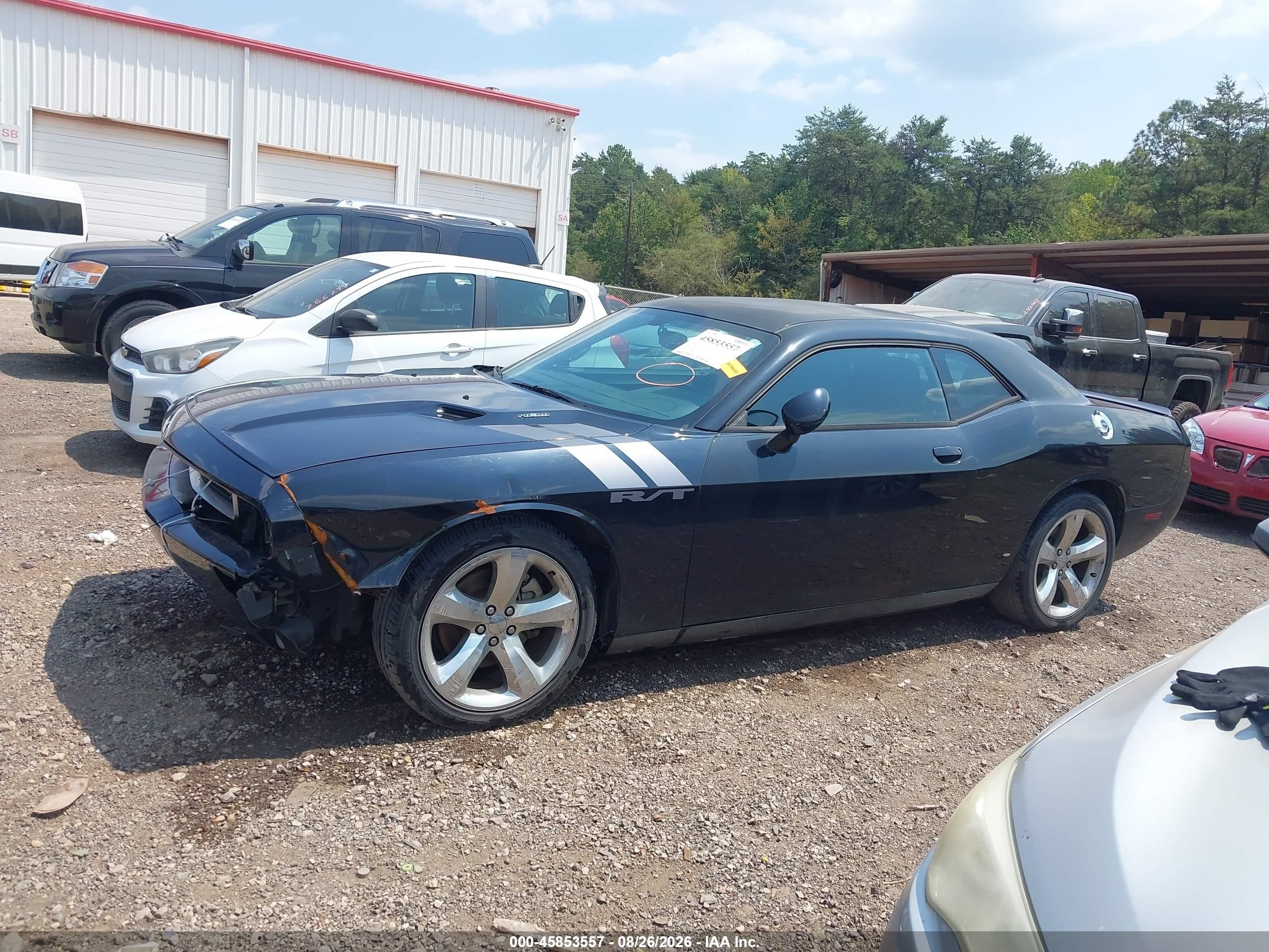 2012 Dodge Challenger R/t Black vin: 2C3CDYBTXCH264063
