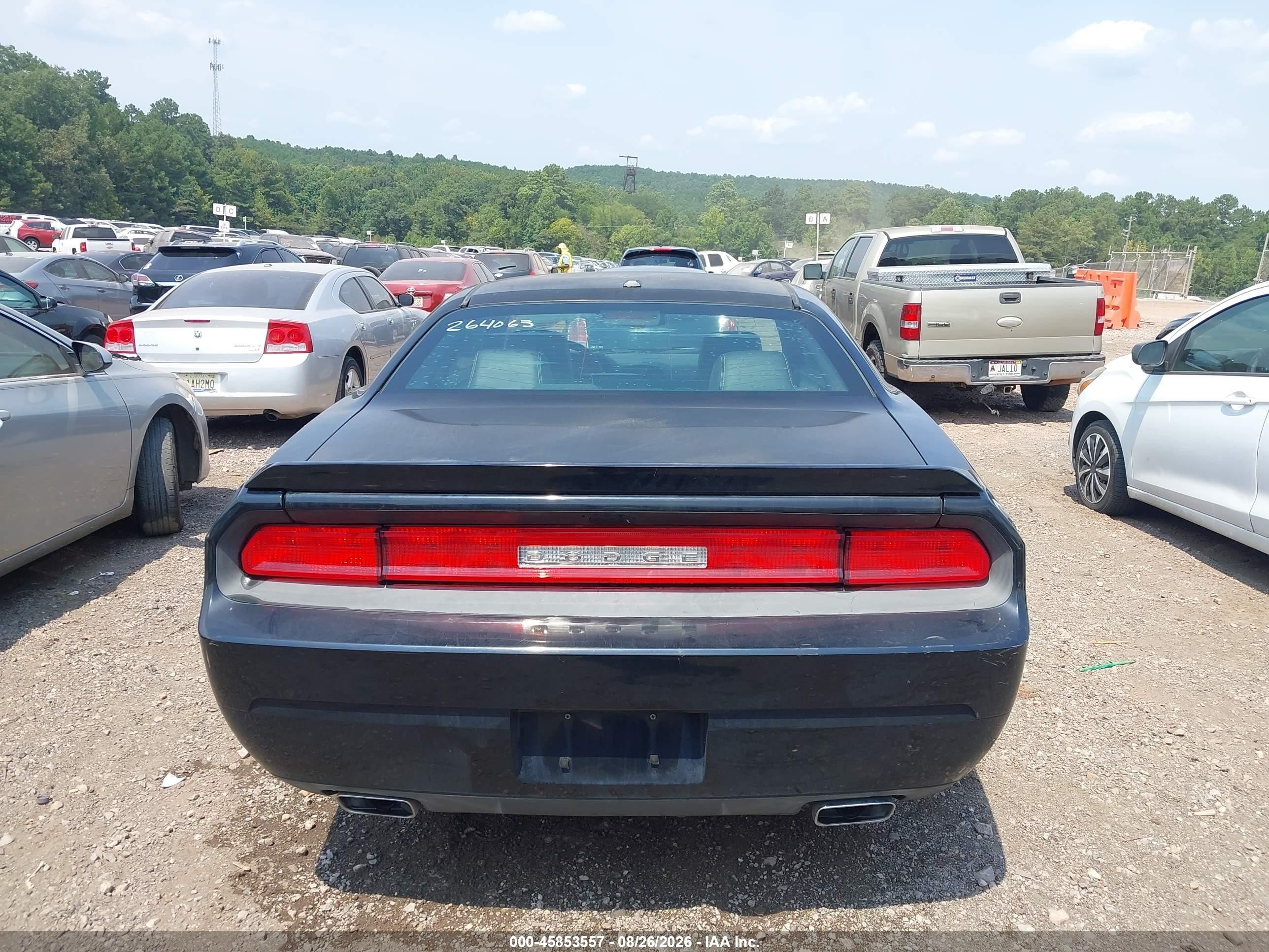2012 Dodge Challenger R/t Black vin: 2C3CDYBTXCH264063