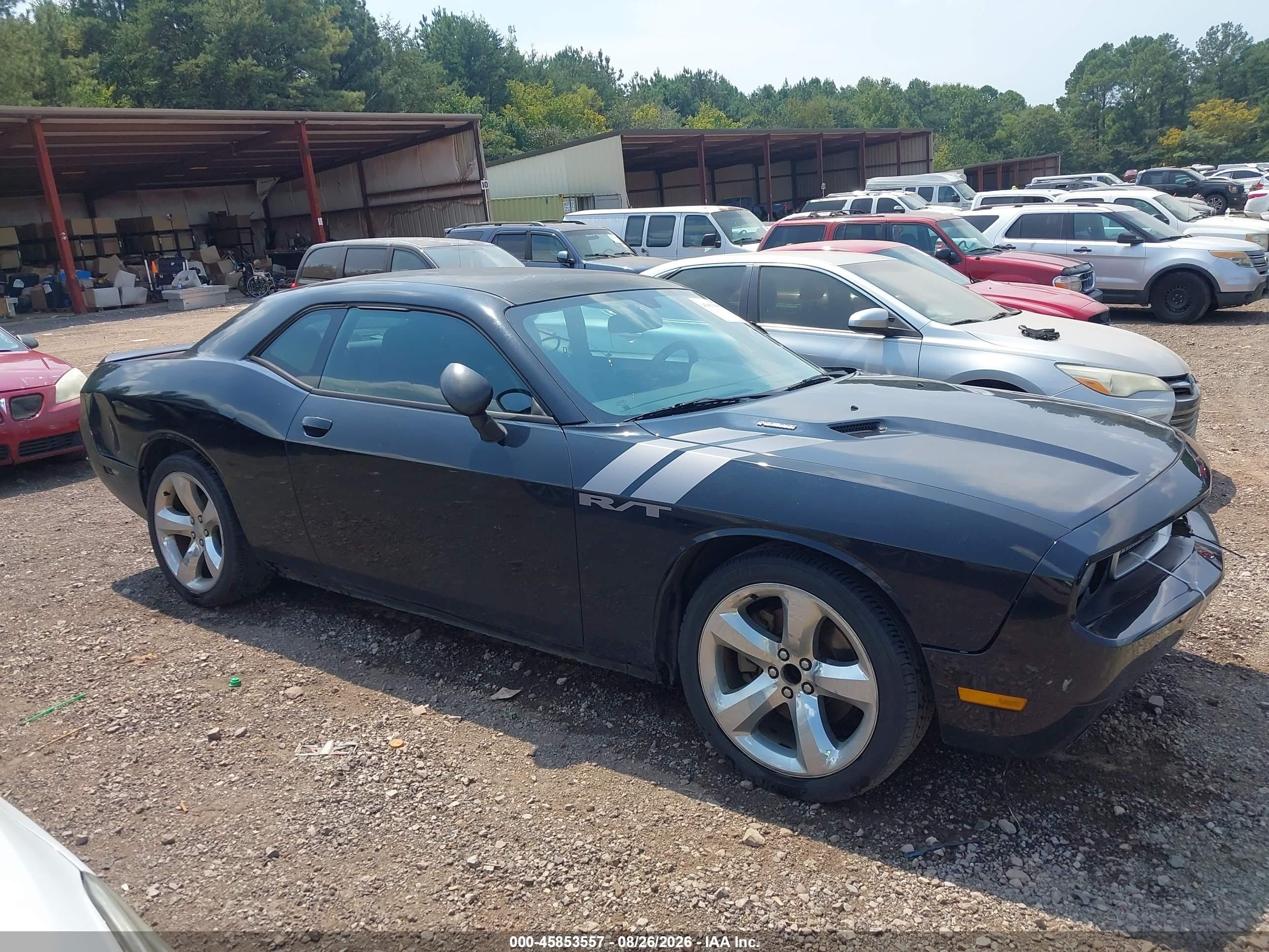 2012 Dodge Challenger R/t Black vin: 2C3CDYBTXCH264063