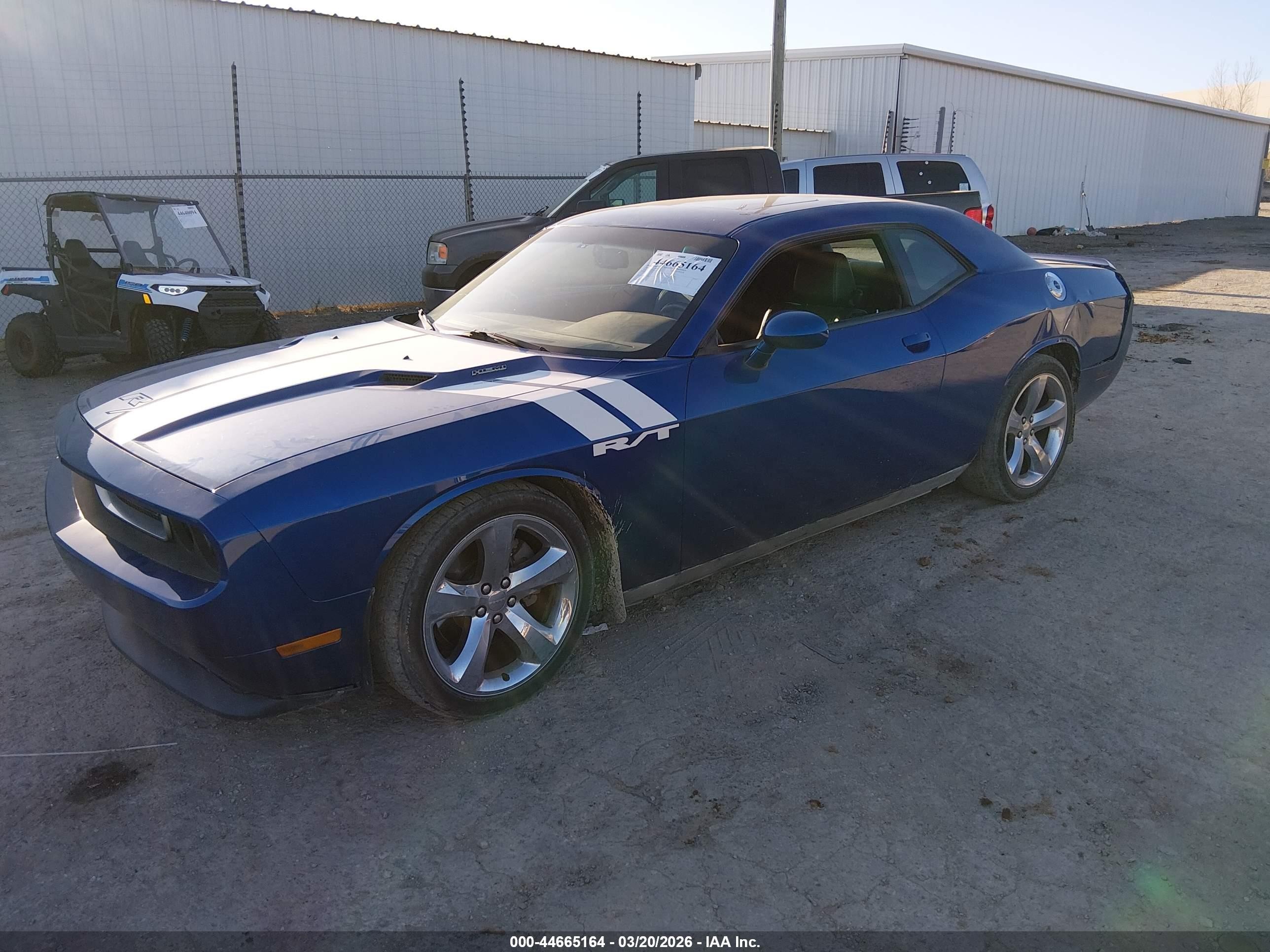 2012 Dodge Challenger R/t Blue vin: 2C3CDYBTXCH290730