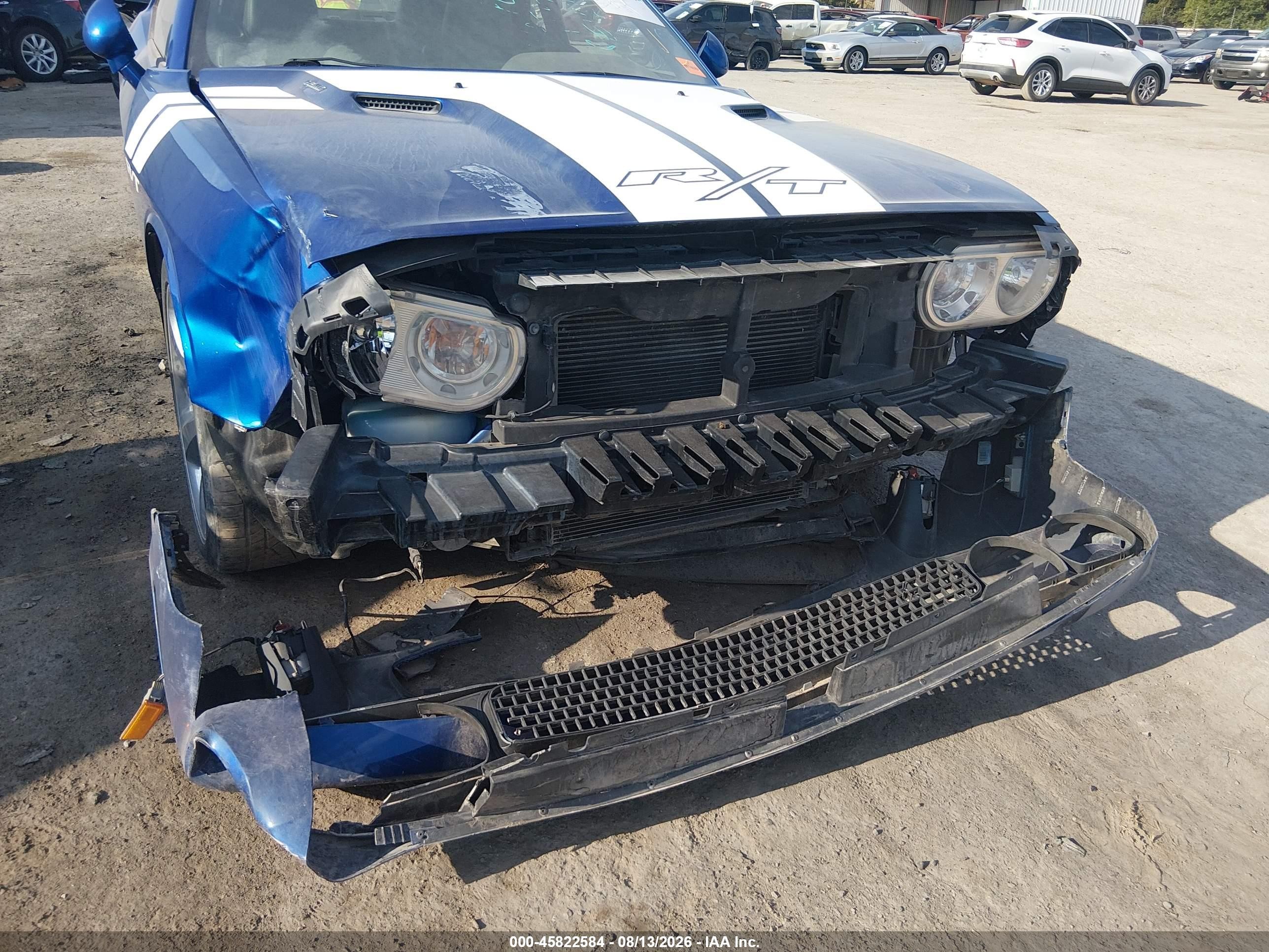 2012 Dodge Challenger R/t Blue vin: 2C3CDYBTXCH290730