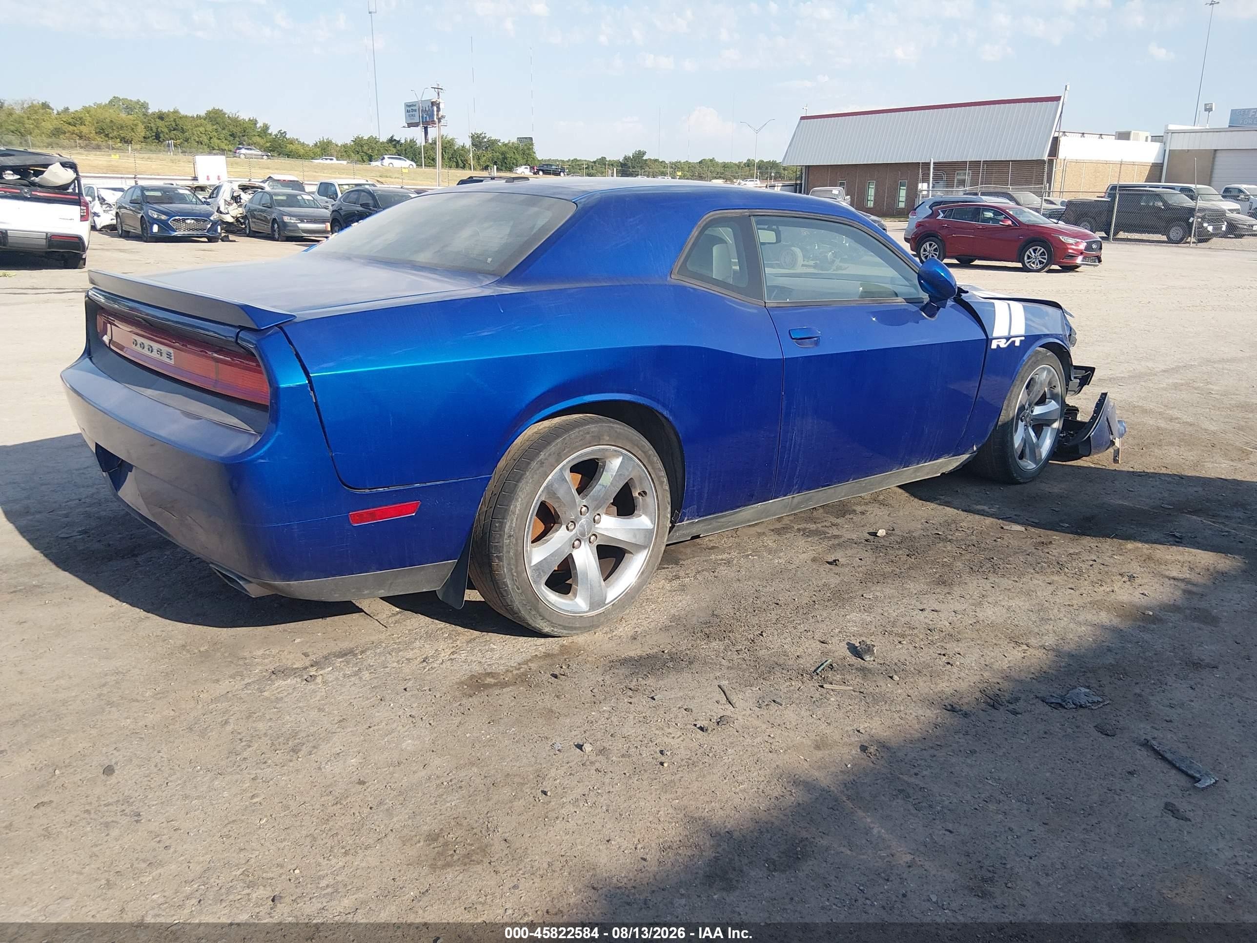 2012 Dodge Challenger R/t Blue vin: 2C3CDYBTXCH290730