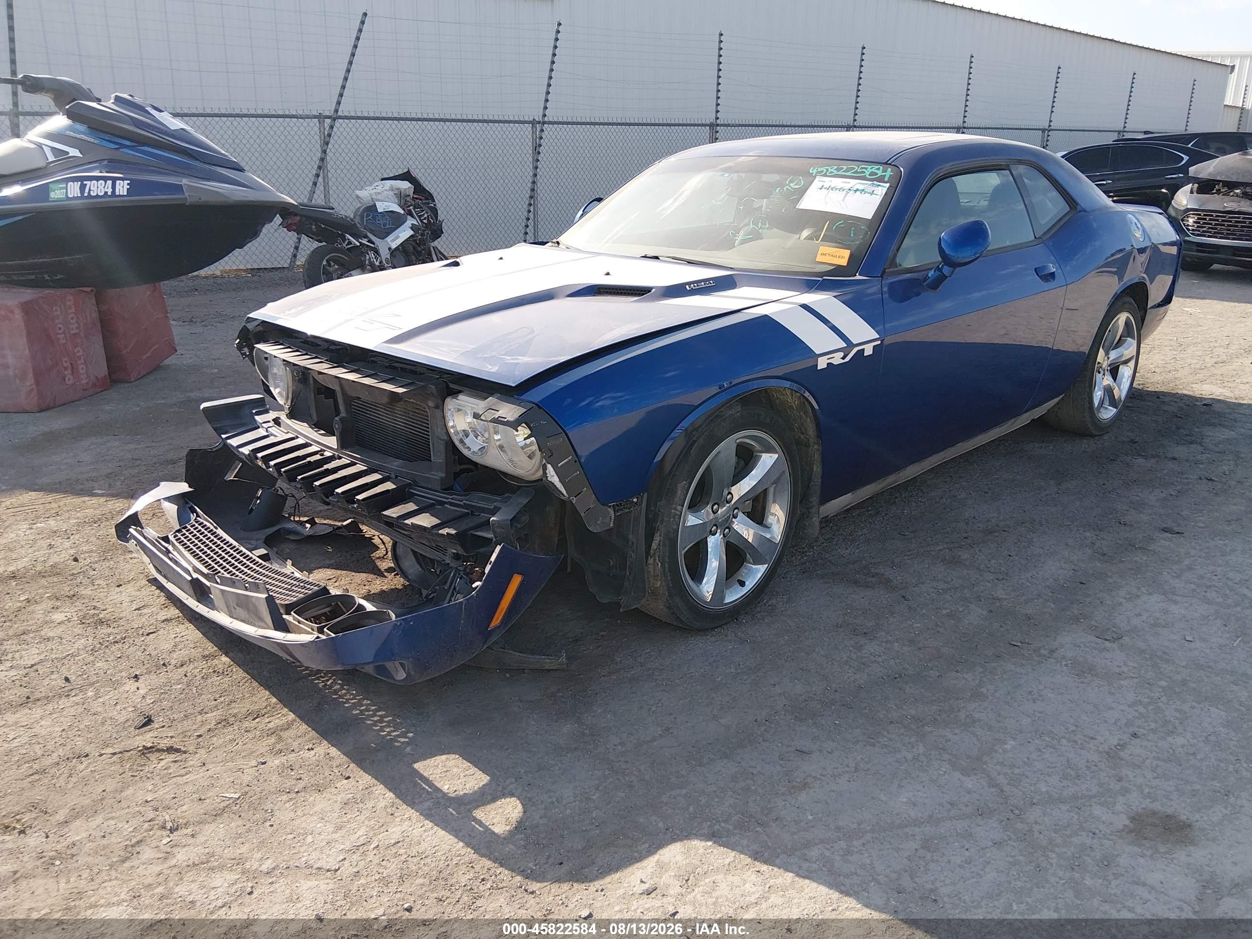 2012 Dodge Challenger R/t Blue vin: 2C3CDYBTXCH290730