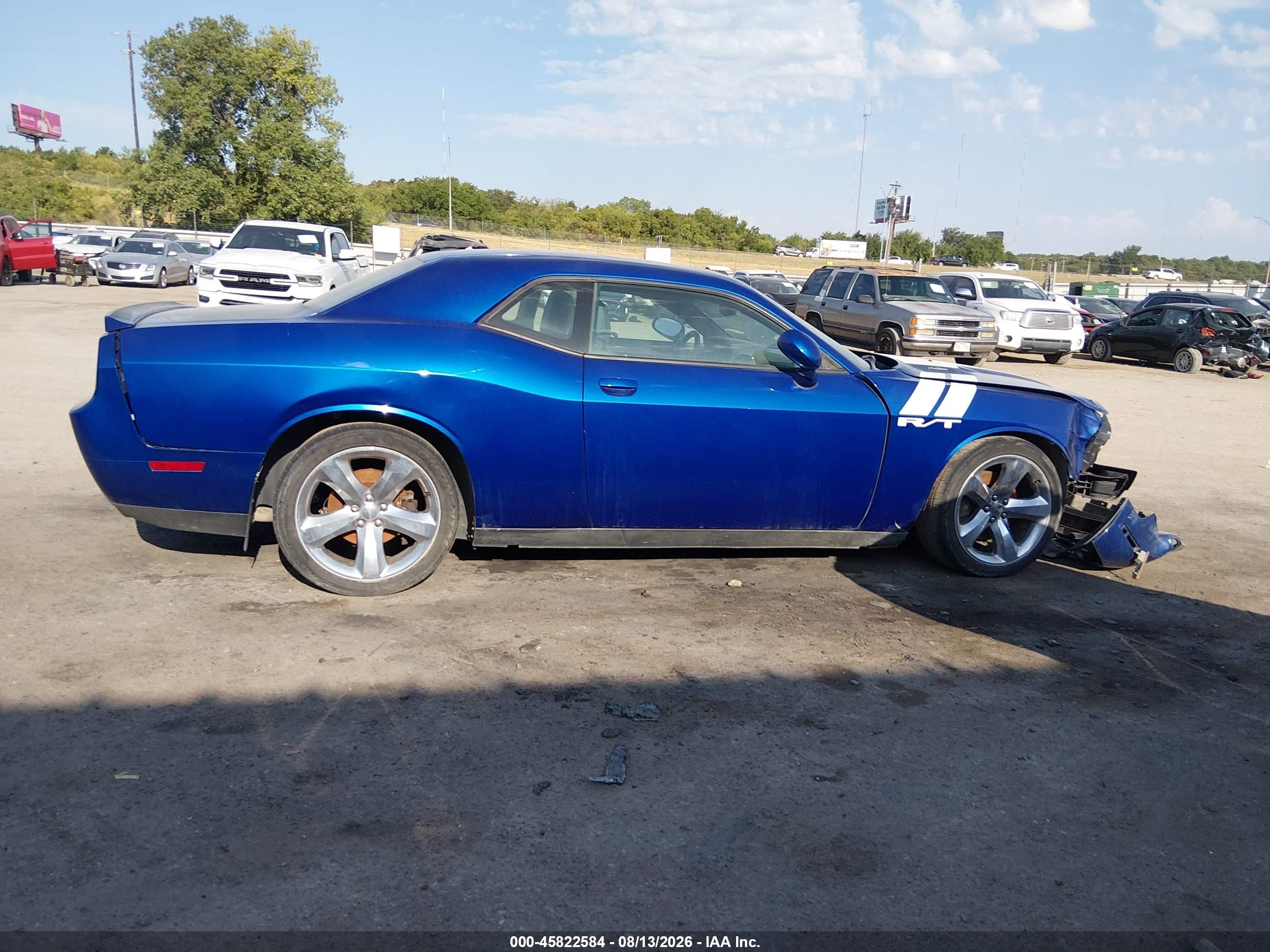 2012 Dodge Challenger R/t Blue vin: 2C3CDYBTXCH290730