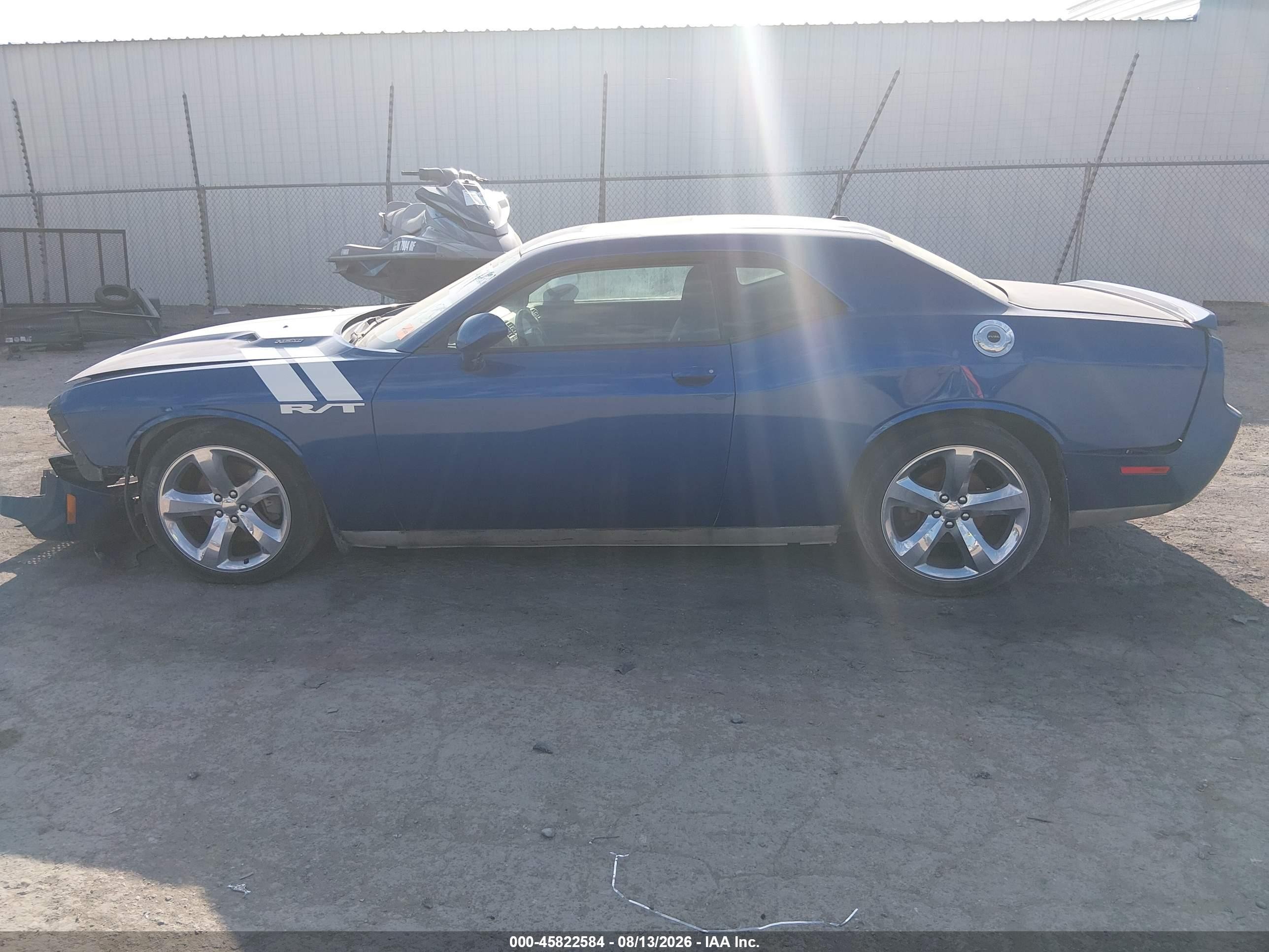 2012 Dodge Challenger R/t Blue vin: 2C3CDYBTXCH290730