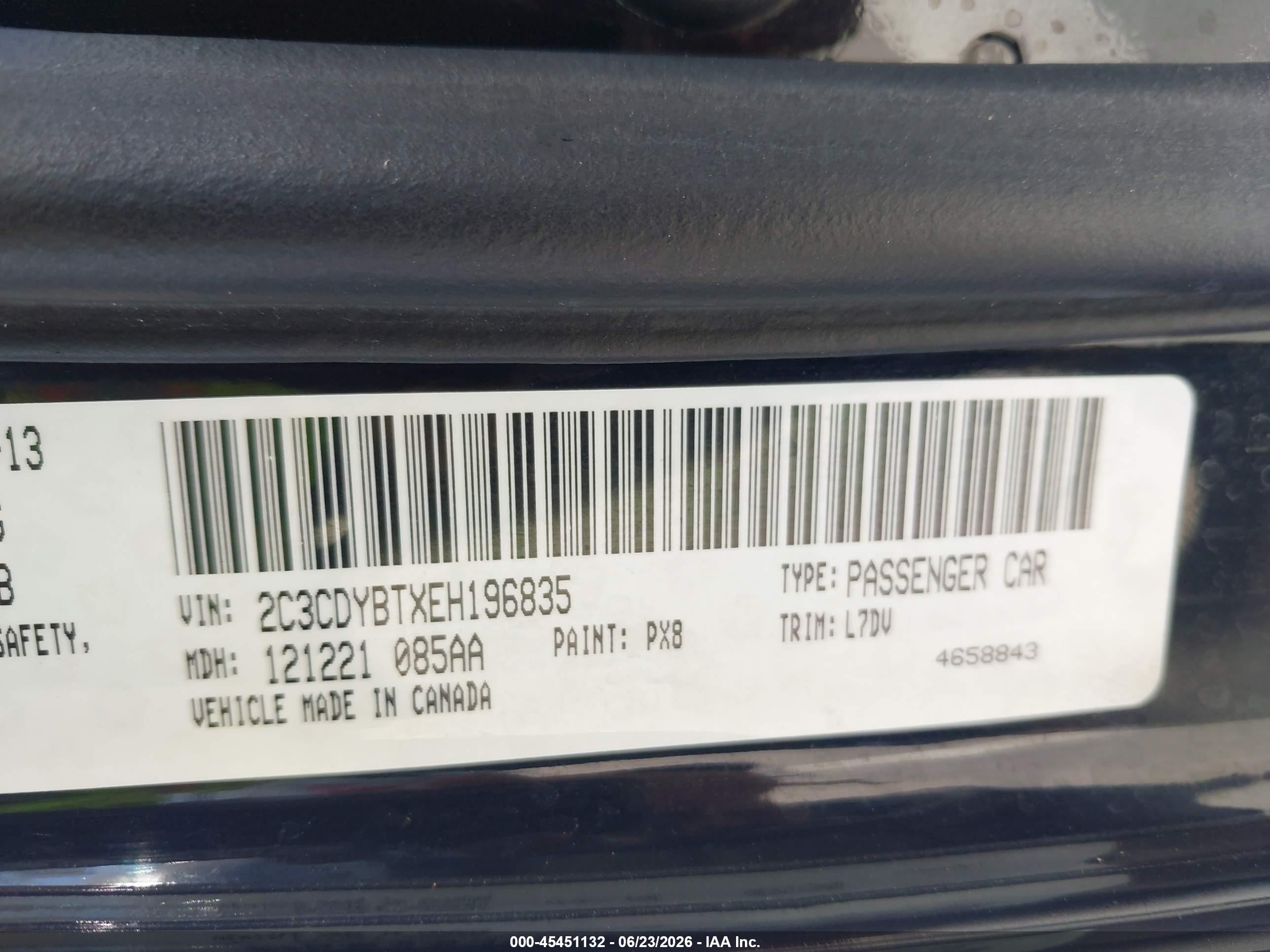 2014 Dodge Challenger R/t Черный vin: 2C3CDYBTXEH196835