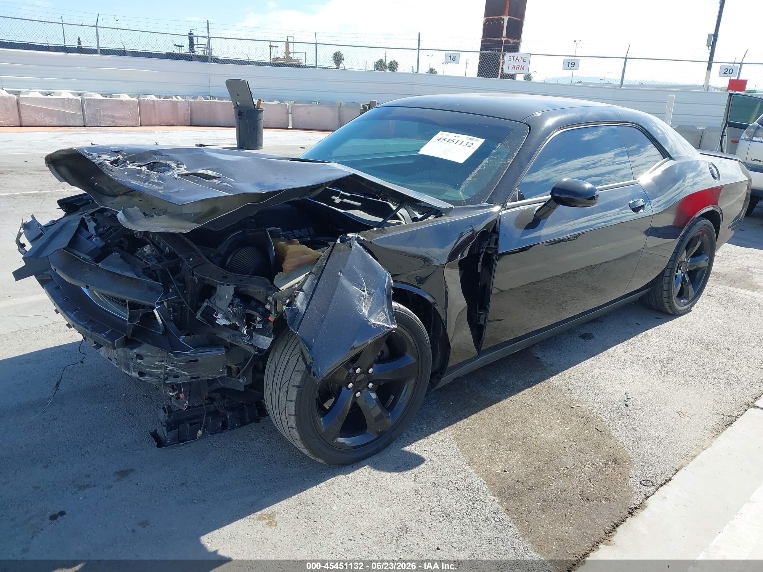 2014 Dodge Challenger R/t Черный vin: 2C3CDYBTXEH196835