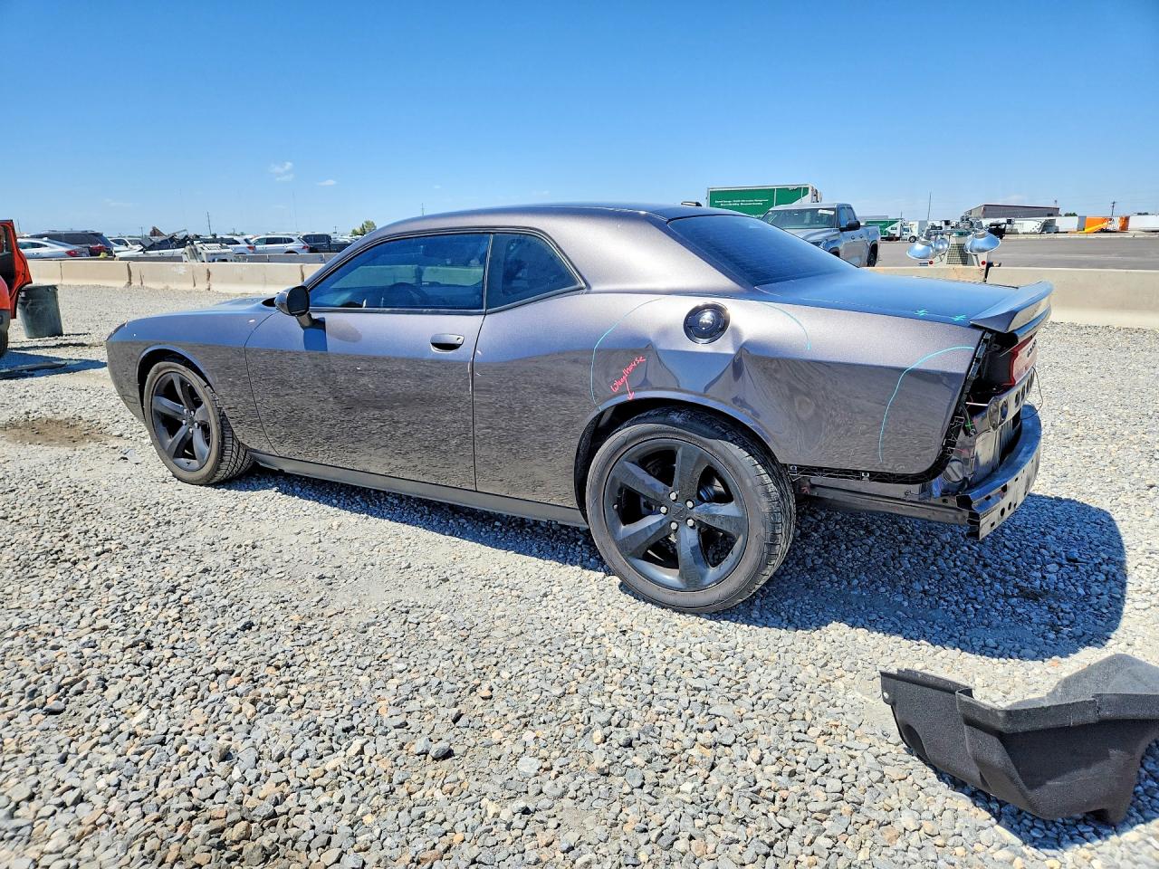 2014 Dodge Challenger R/t Gray vin: 2C3CDYBTXEH293484