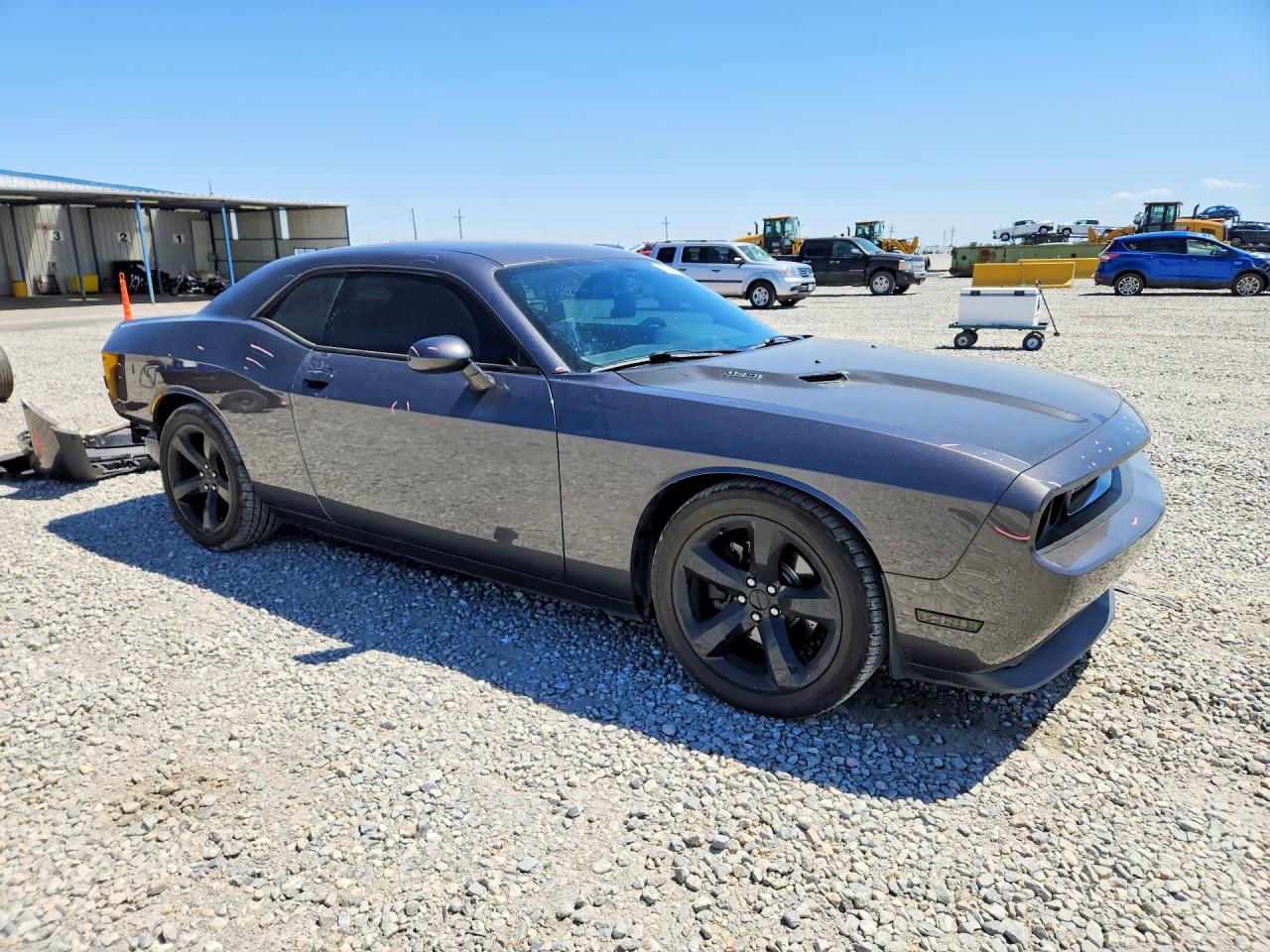 2014 Dodge Challenger R/t Gray vin: 2C3CDYBTXEH293484