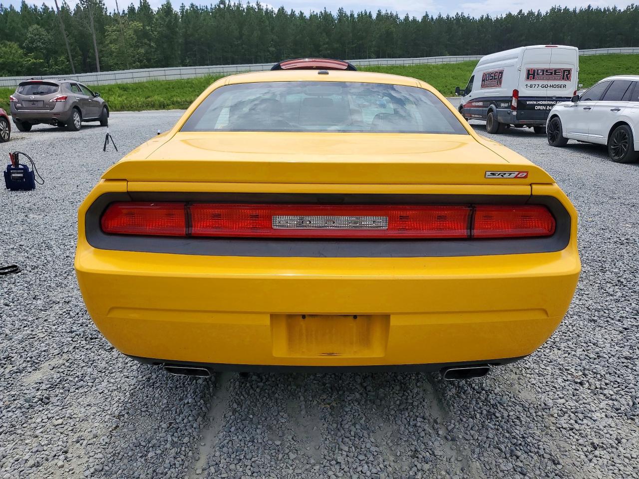 2012 Dodge Challenger Srt-8 Yellow vin: 2C3CDYCJ2CH229935