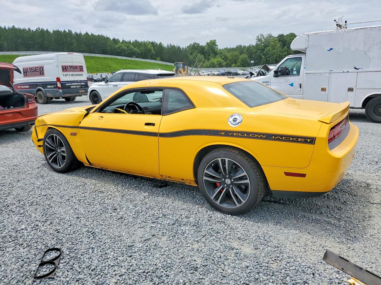 2012 Dodge Challenger Srt-8 Yellow vin: 2C3CDYCJ2CH229935