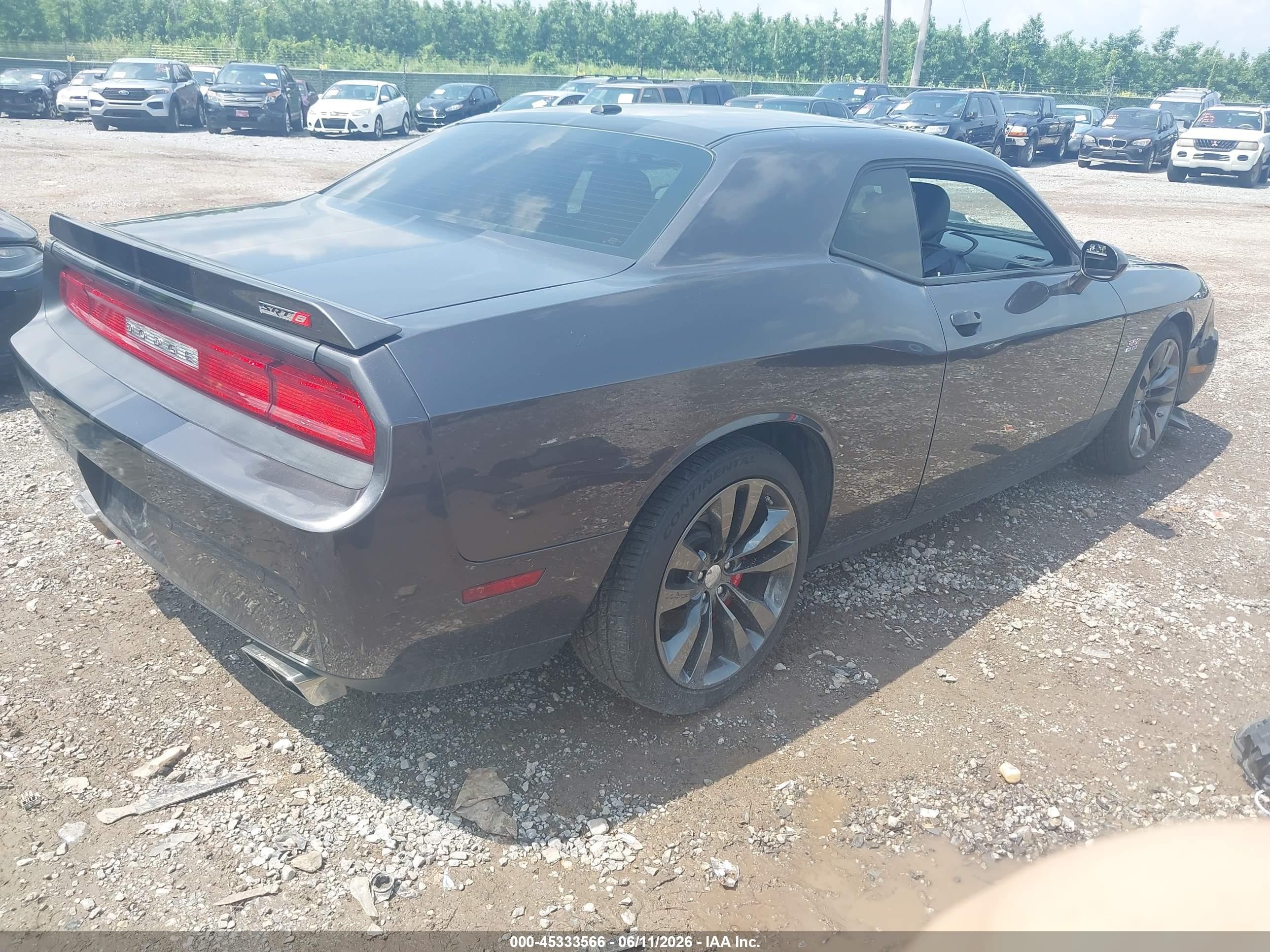 2014 Dodge Challenger Srt8 Gray vin: 2C3CDYCJ2EH116697