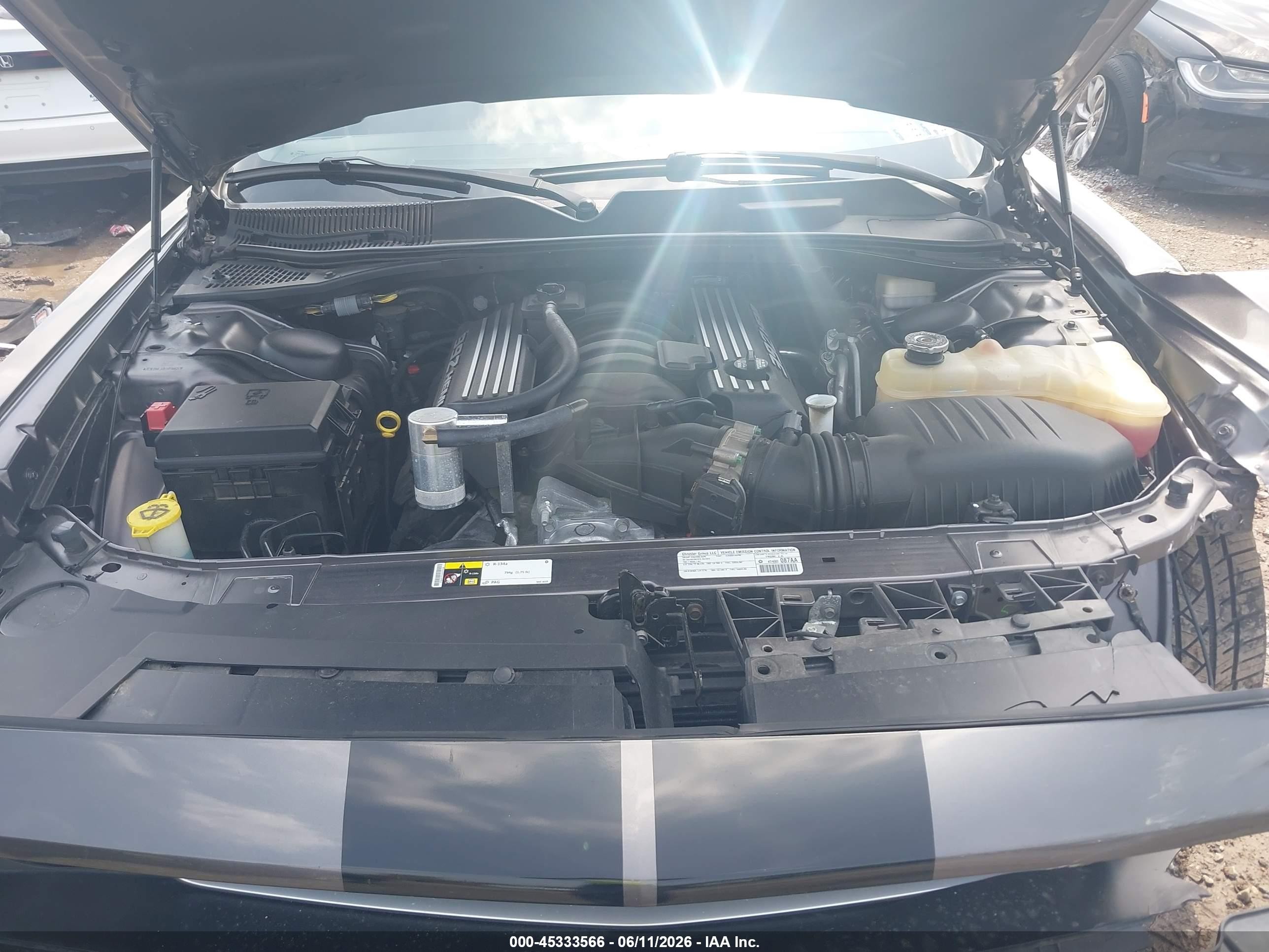 2014 Dodge Challenger Srt8 Gray vin: 2C3CDYCJ2EH116697