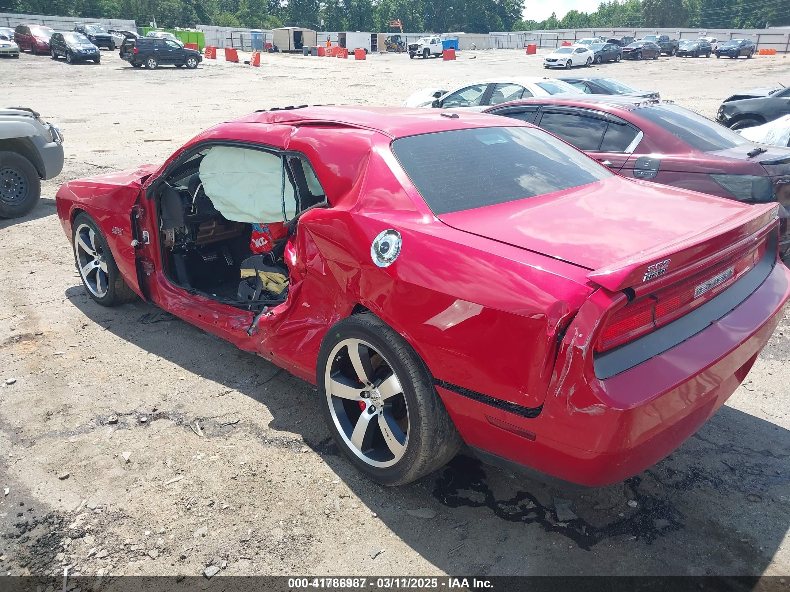 2012 Dodge Challenger Srt8 392 Красный vin: 2C3CDYCJ3CH117922