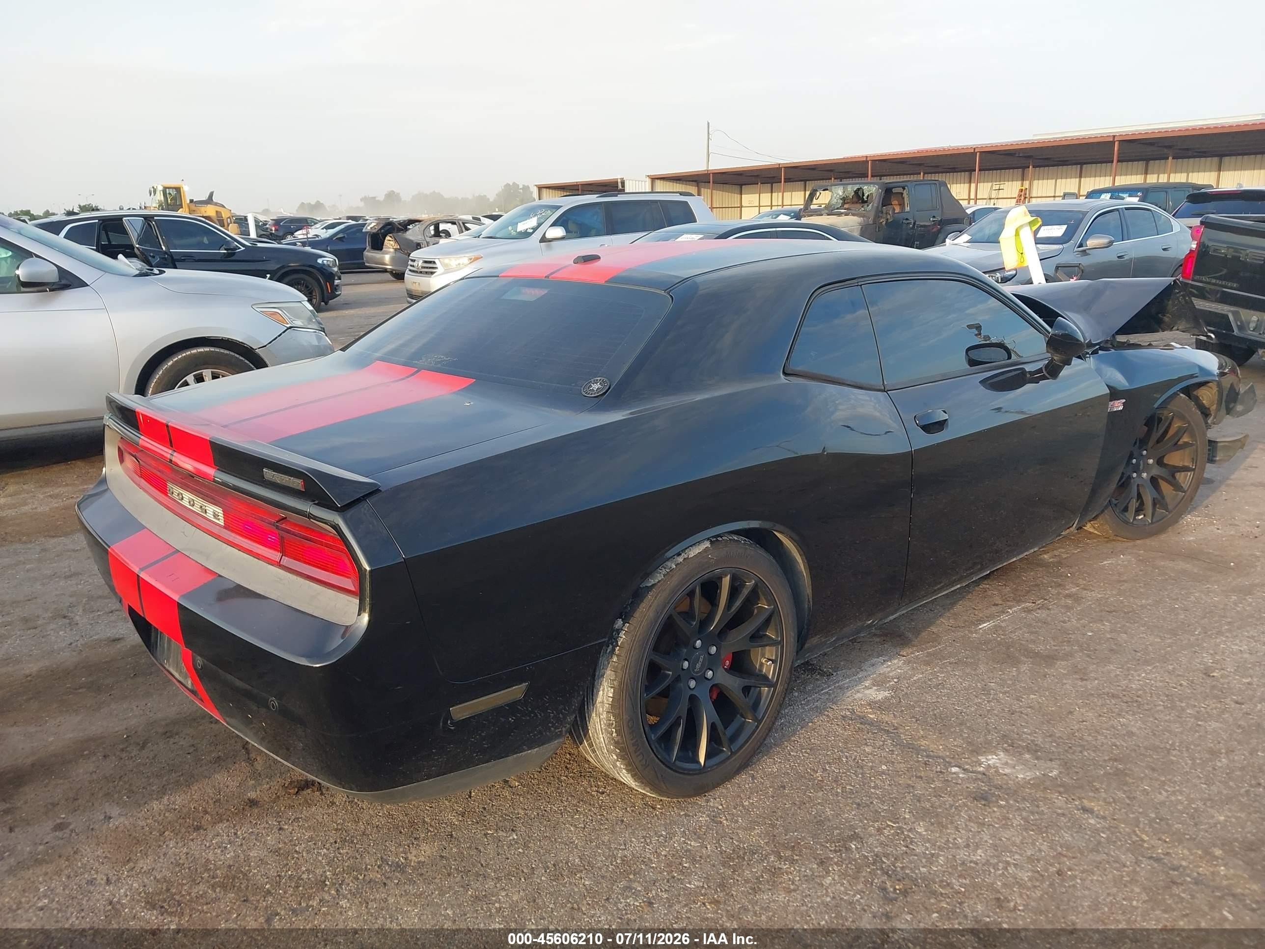 2013 Dodge Challenger Srt8 Black vin: 2C3CDYCJ3DH611408