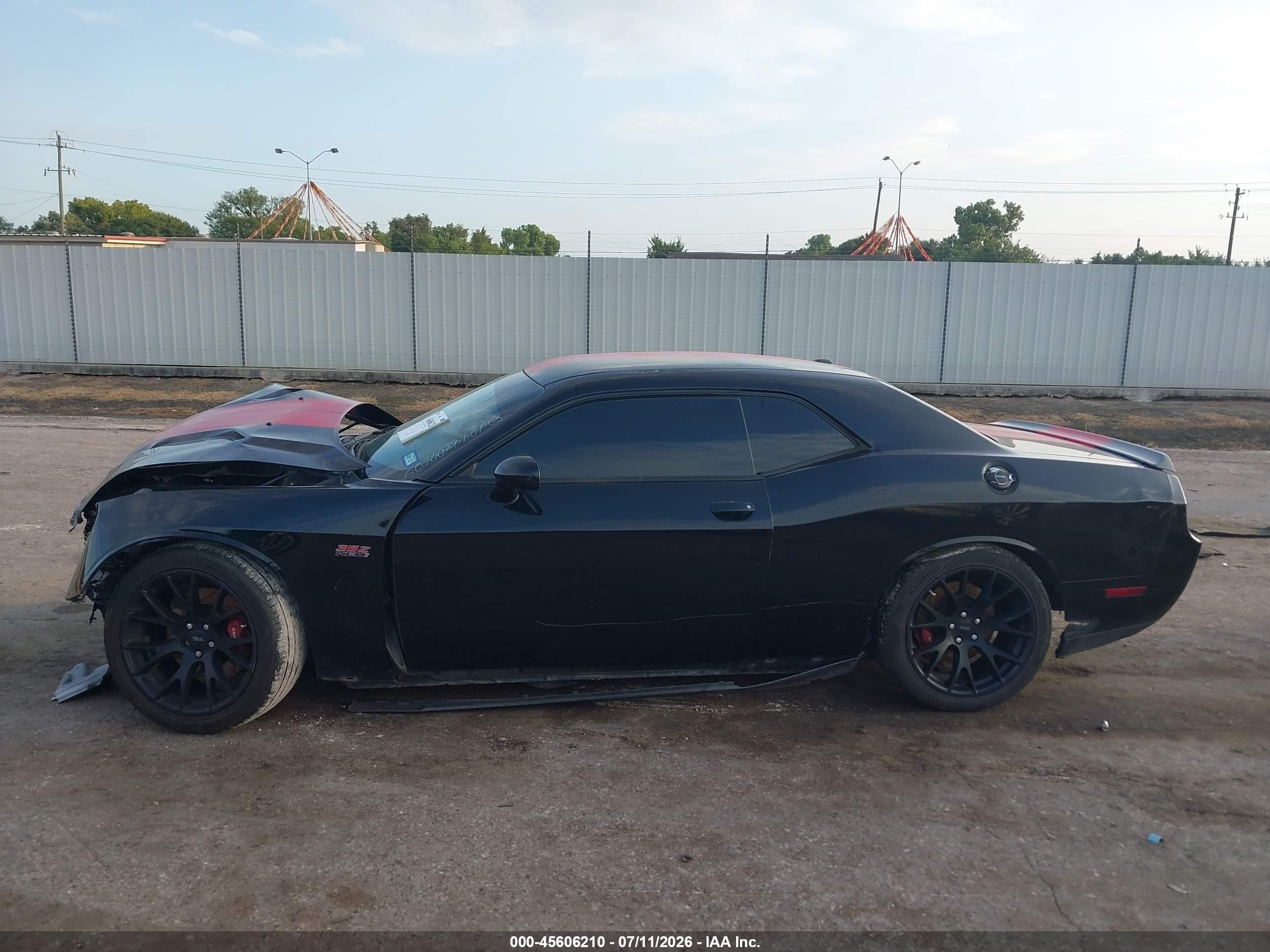 2013 Dodge Challenger Srt8 Black vin: 2C3CDYCJ3DH611408