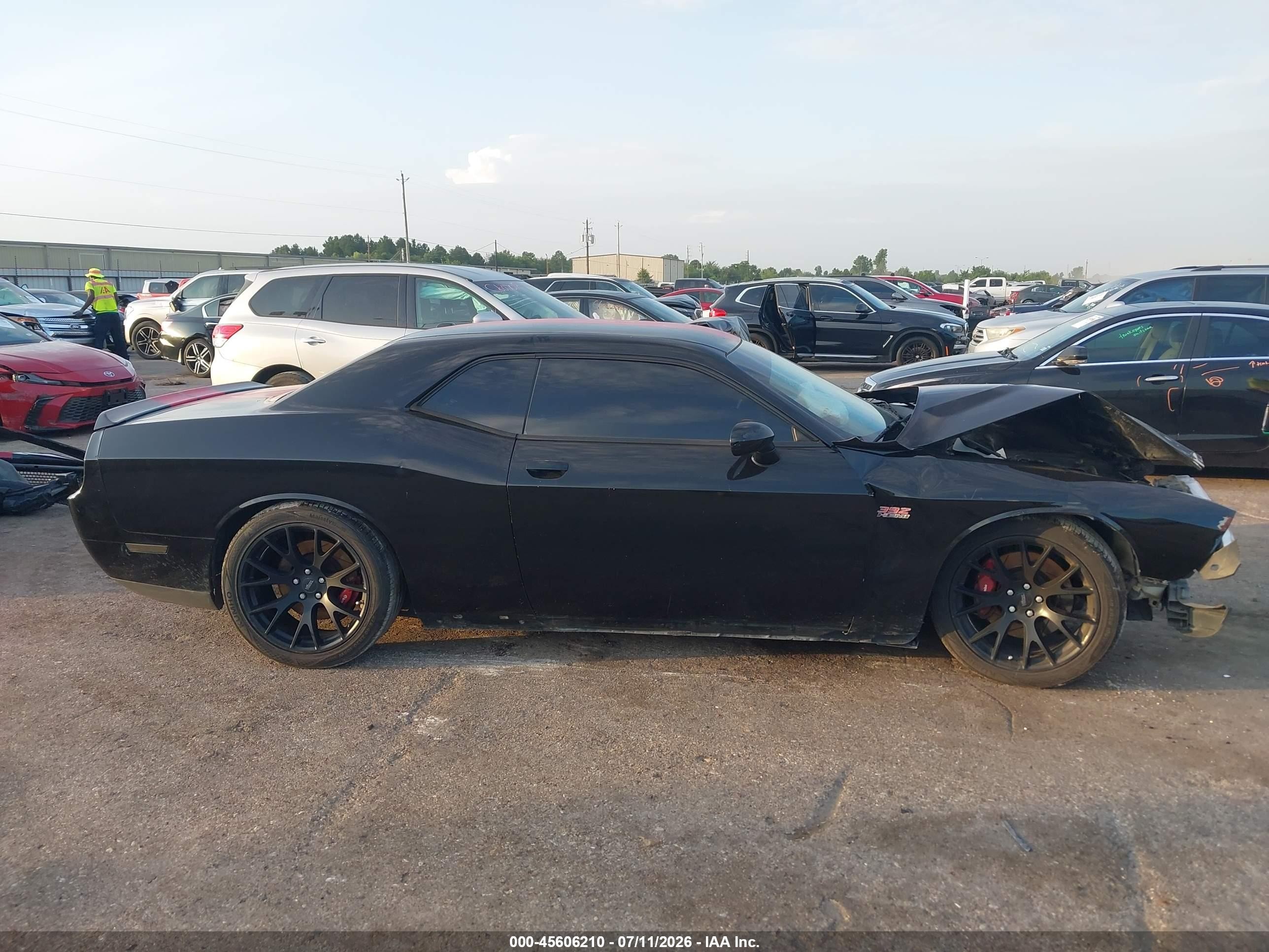 2013 Dodge Challenger Srt8 Black vin: 2C3CDYCJ3DH611408