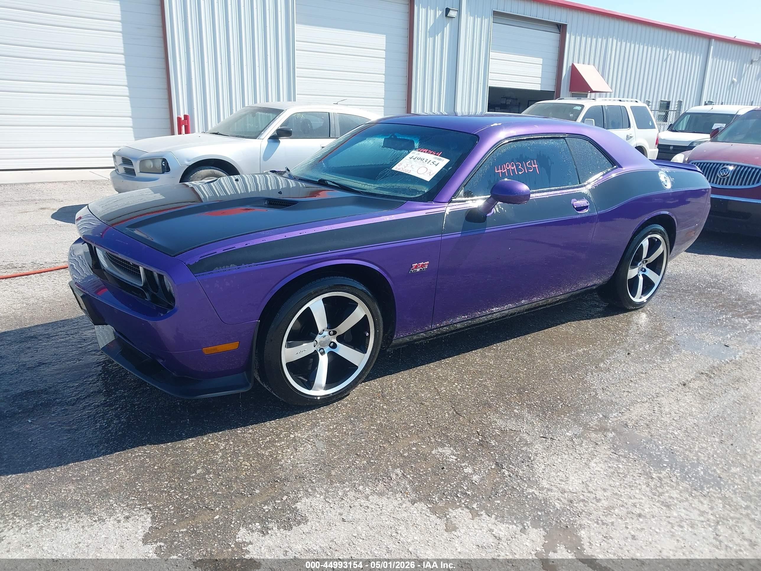 2013 Dodge Challenger Srt8 Фиолетовый vin: 2C3CDYCJ4DH672492