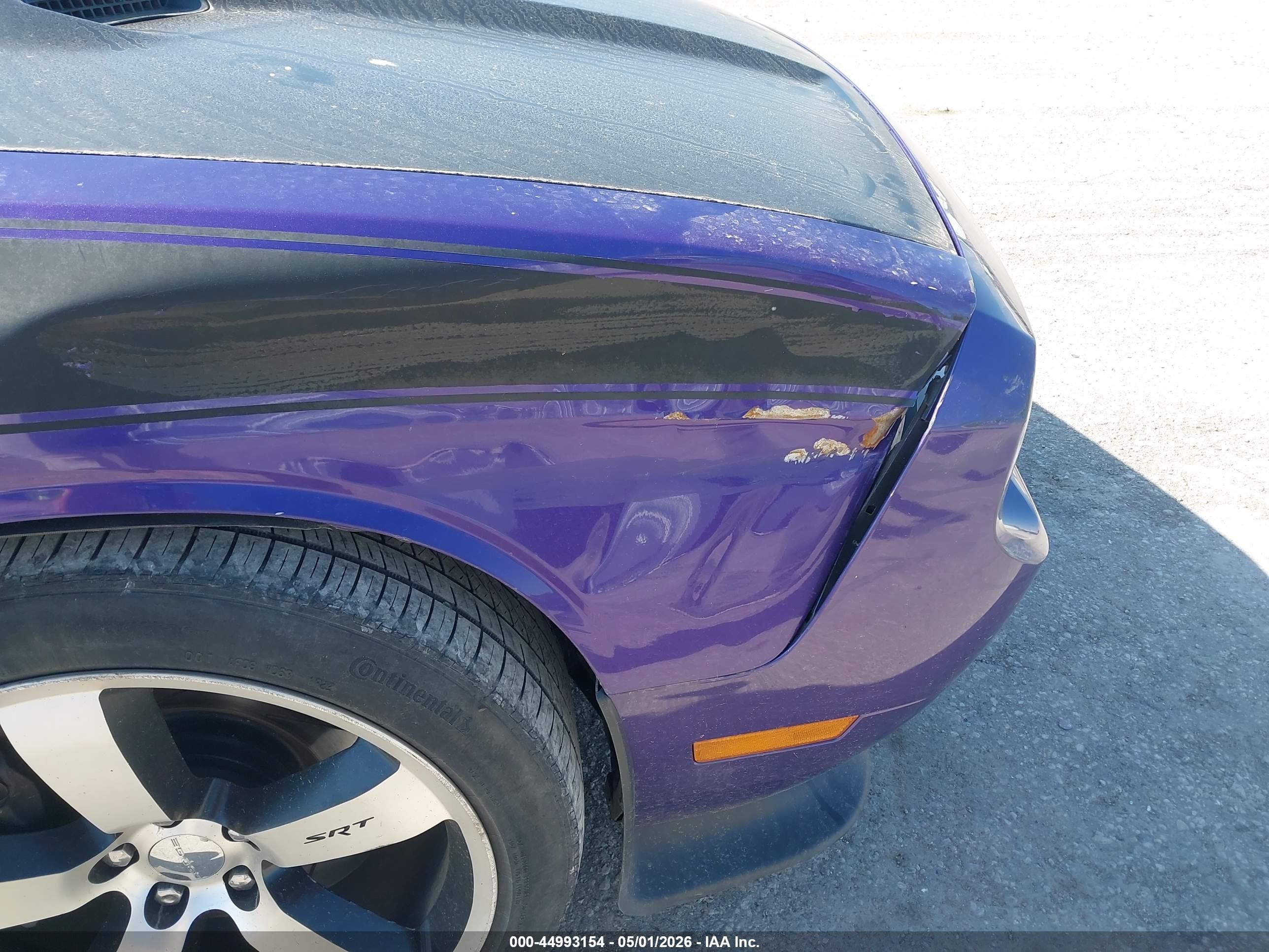 2013 Dodge Challenger Srt8 Фиолетовый vin: 2C3CDYCJ4DH672492