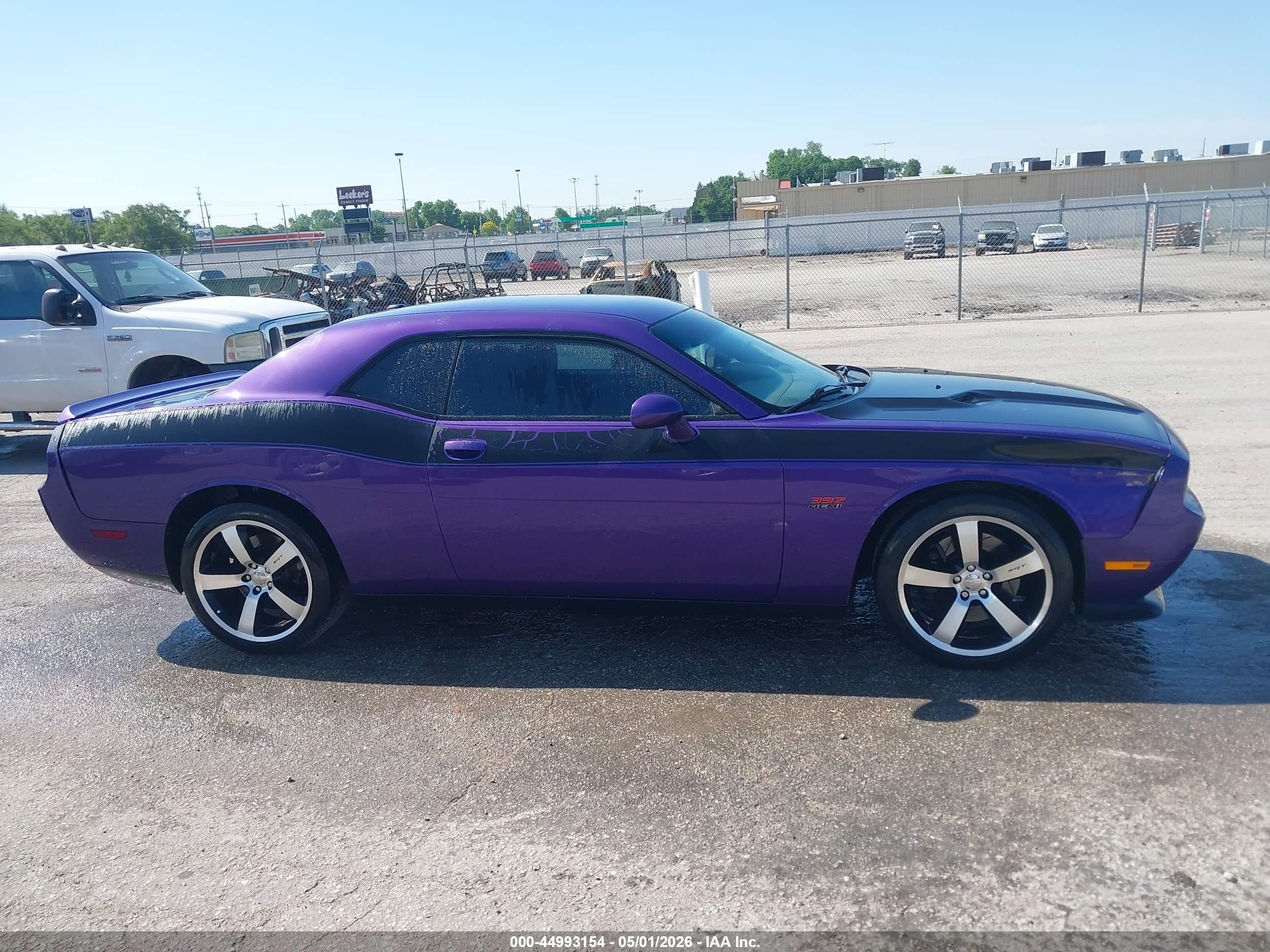 2013 Dodge Challenger Srt8 Фиолетовый vin: 2C3CDYCJ4DH672492