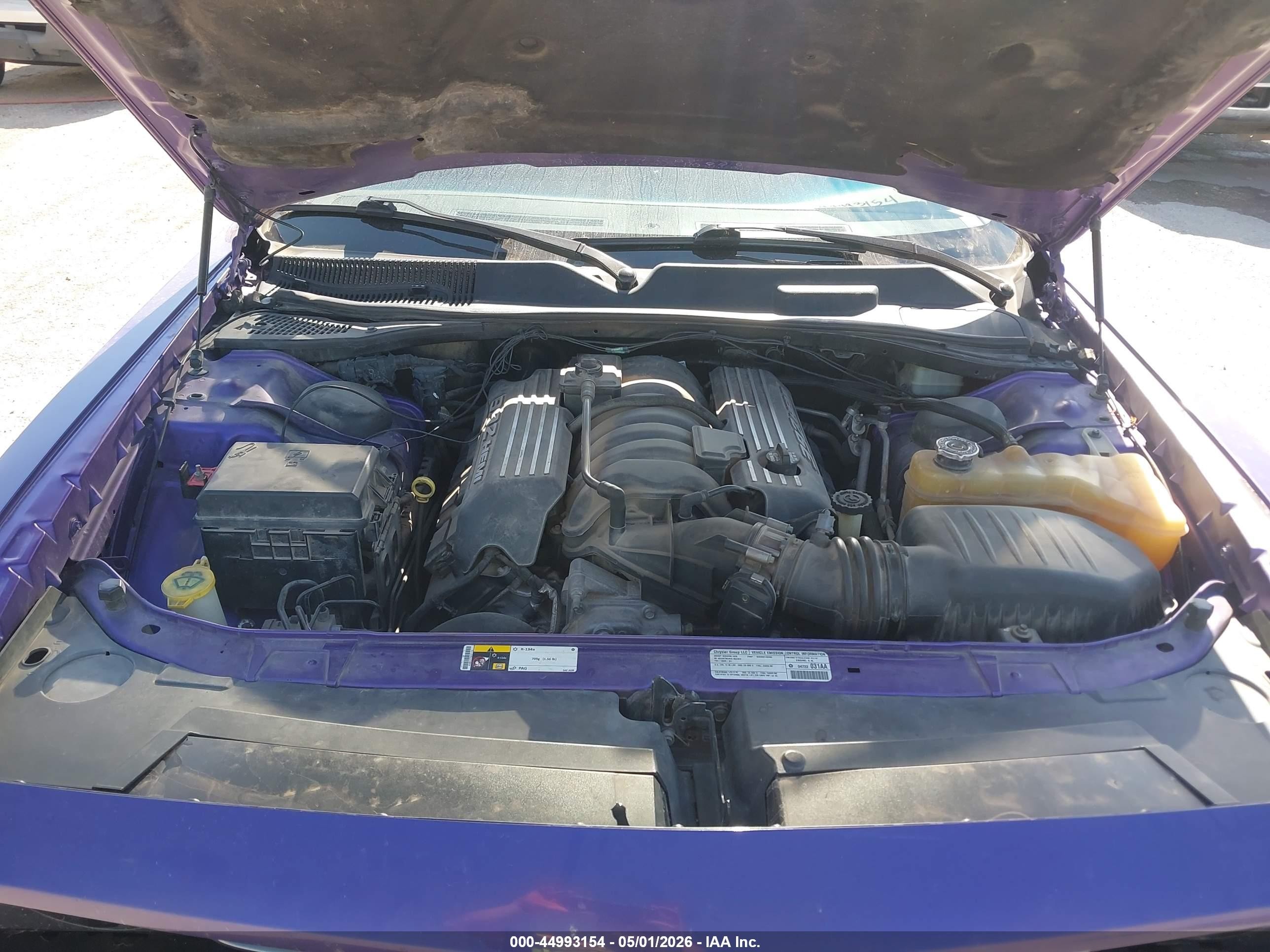2013 Dodge Challenger Srt8 Фиолетовый vin: 2C3CDYCJ4DH672492