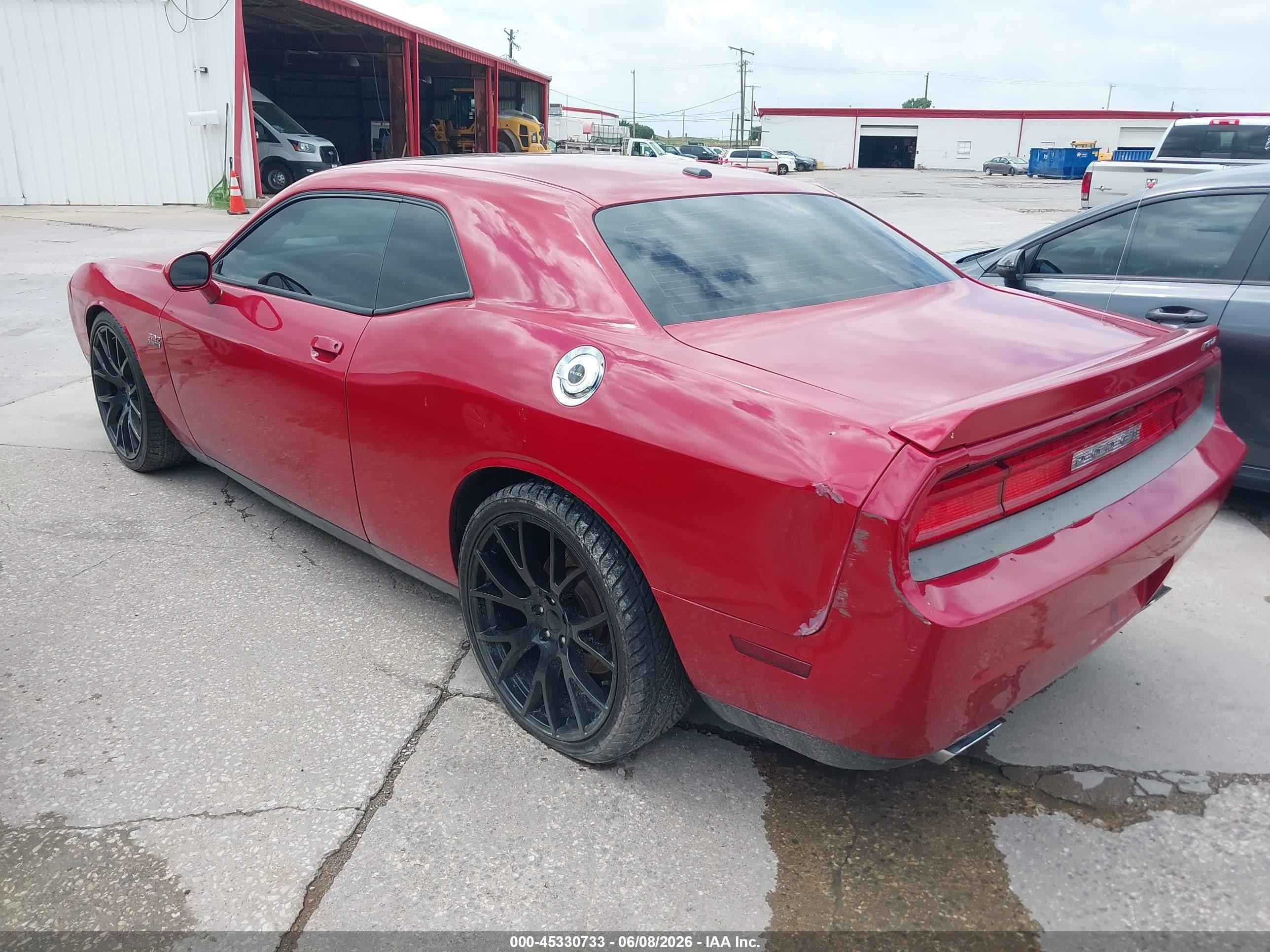 2012 Dodge Challenger Srt8 392 Red vin: 2C3CDYCJ7CH206795
