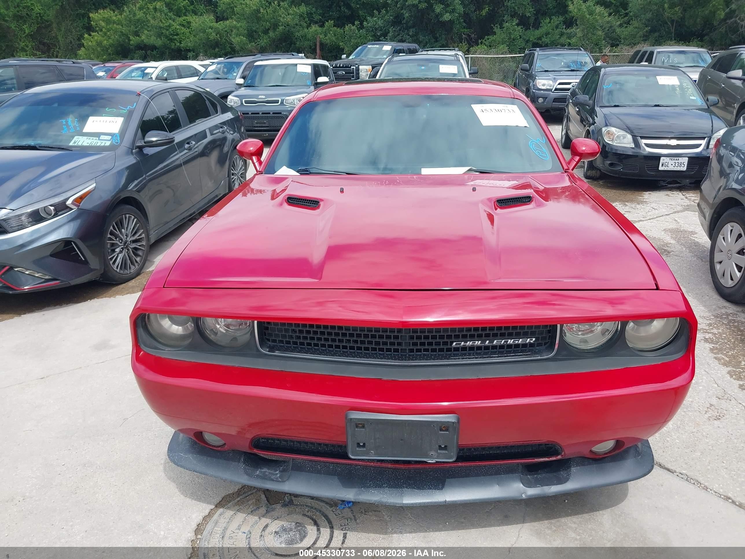 2012 Dodge Challenger Srt8 392 Red vin: 2C3CDYCJ7CH206795