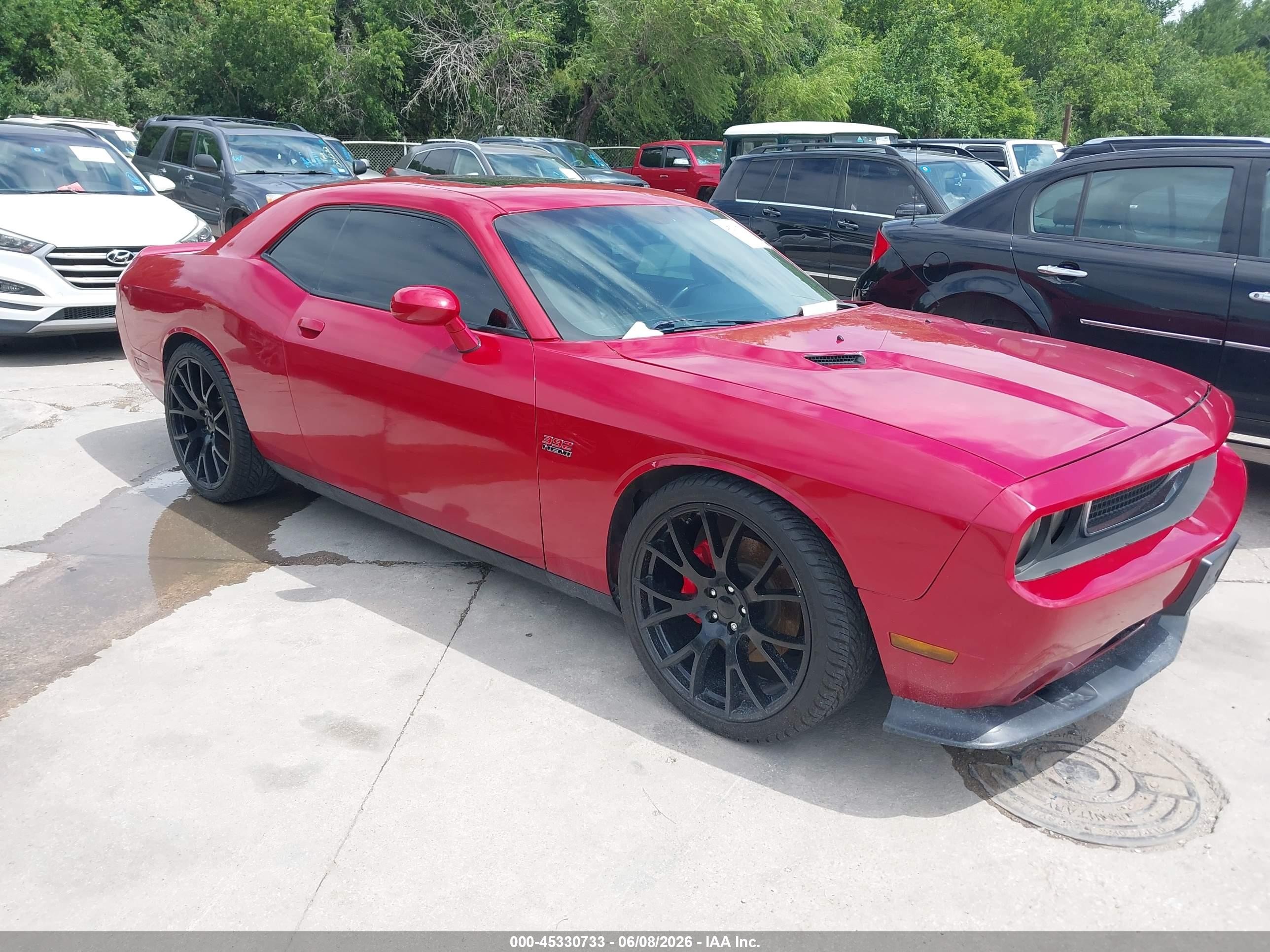 2012 Dodge Challenger Srt8 392 Red vin: 2C3CDYCJ7CH206795