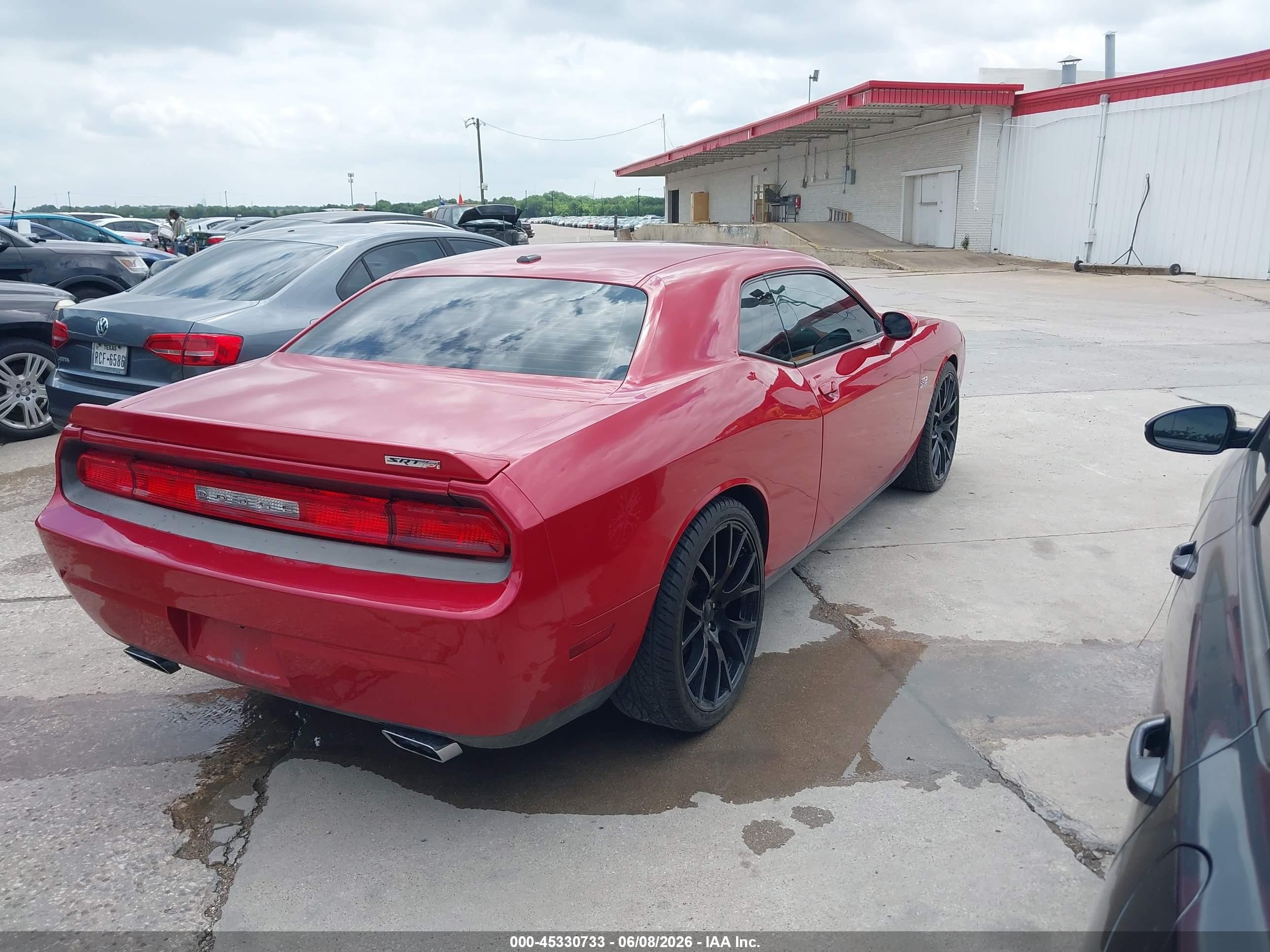 2012 Dodge Challenger Srt8 392 Red vin: 2C3CDYCJ7CH206795
