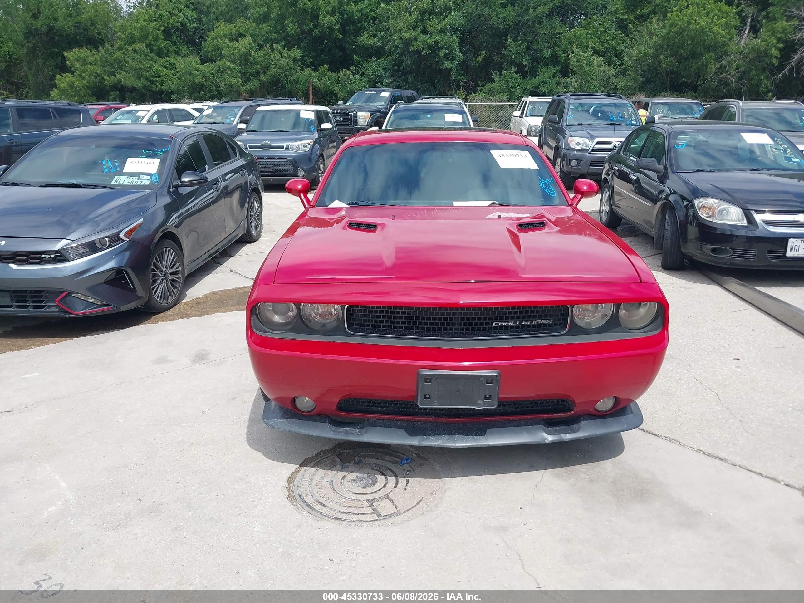 2012 Dodge Challenger Srt8 392 Red vin: 2C3CDYCJ7CH206795