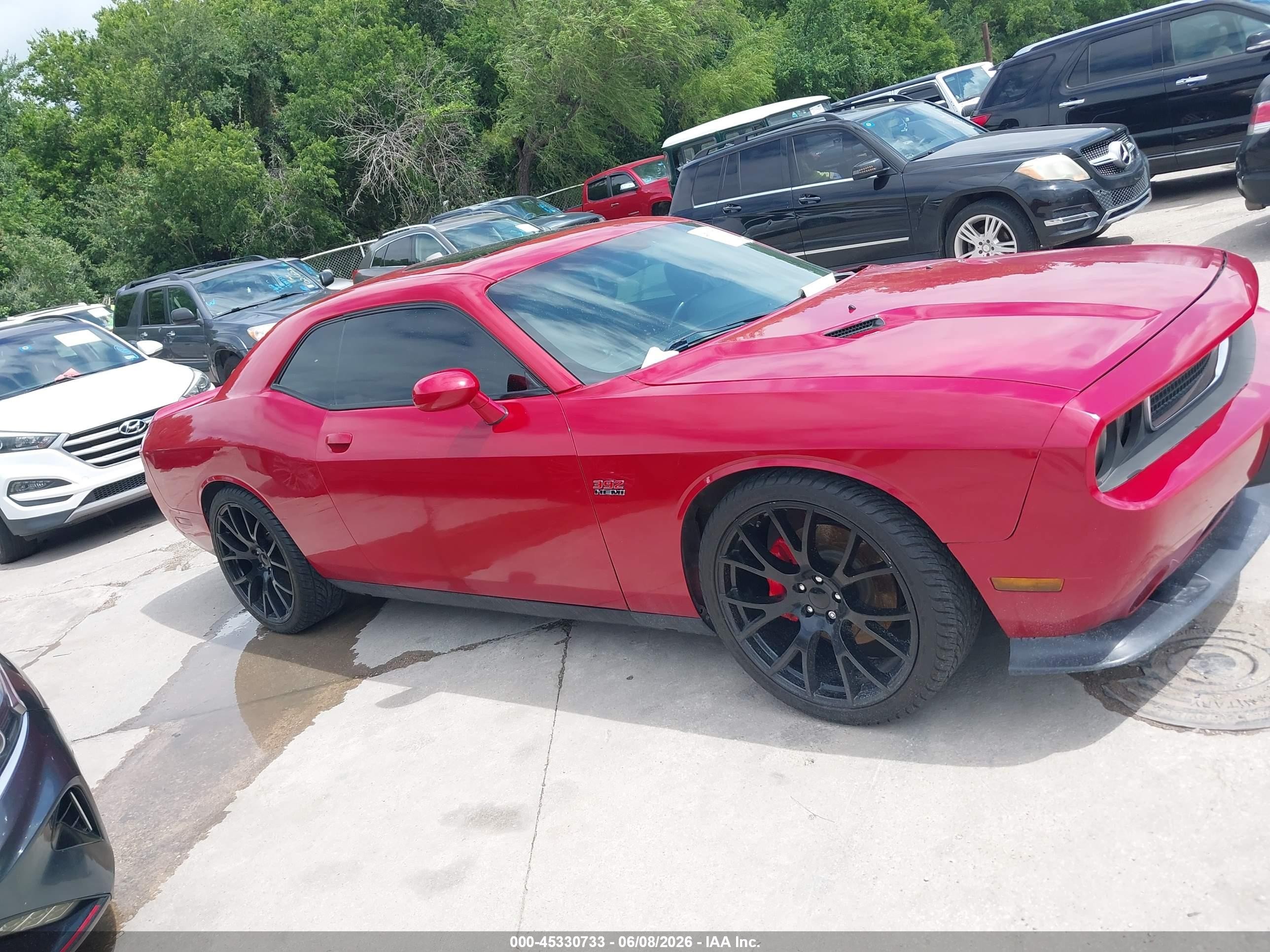 2012 Dodge Challenger Srt8 392 Red vin: 2C3CDYCJ7CH206795