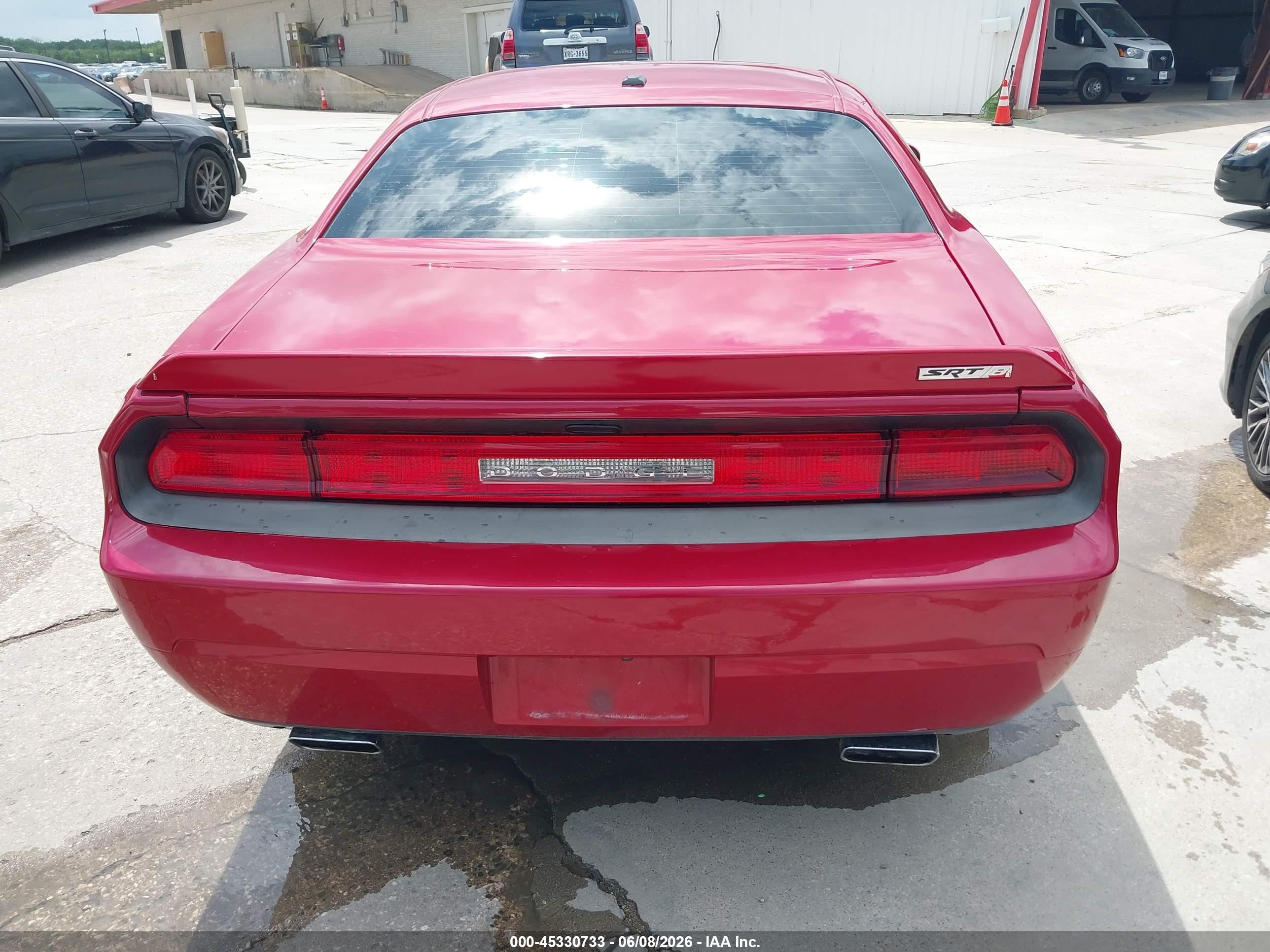 2012 Dodge Challenger Srt8 392 Red vin: 2C3CDYCJ7CH206795