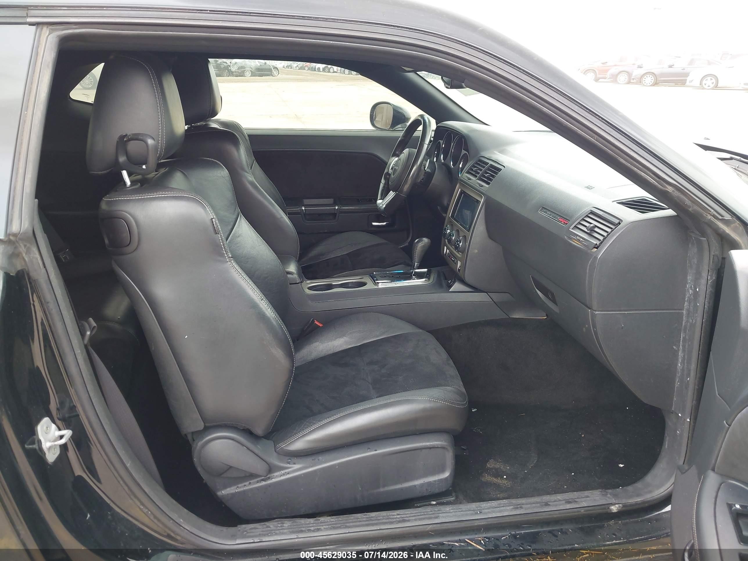 2013 Dodge Challenger Srt8 Black vin: 2C3CDYCJ7DH528242