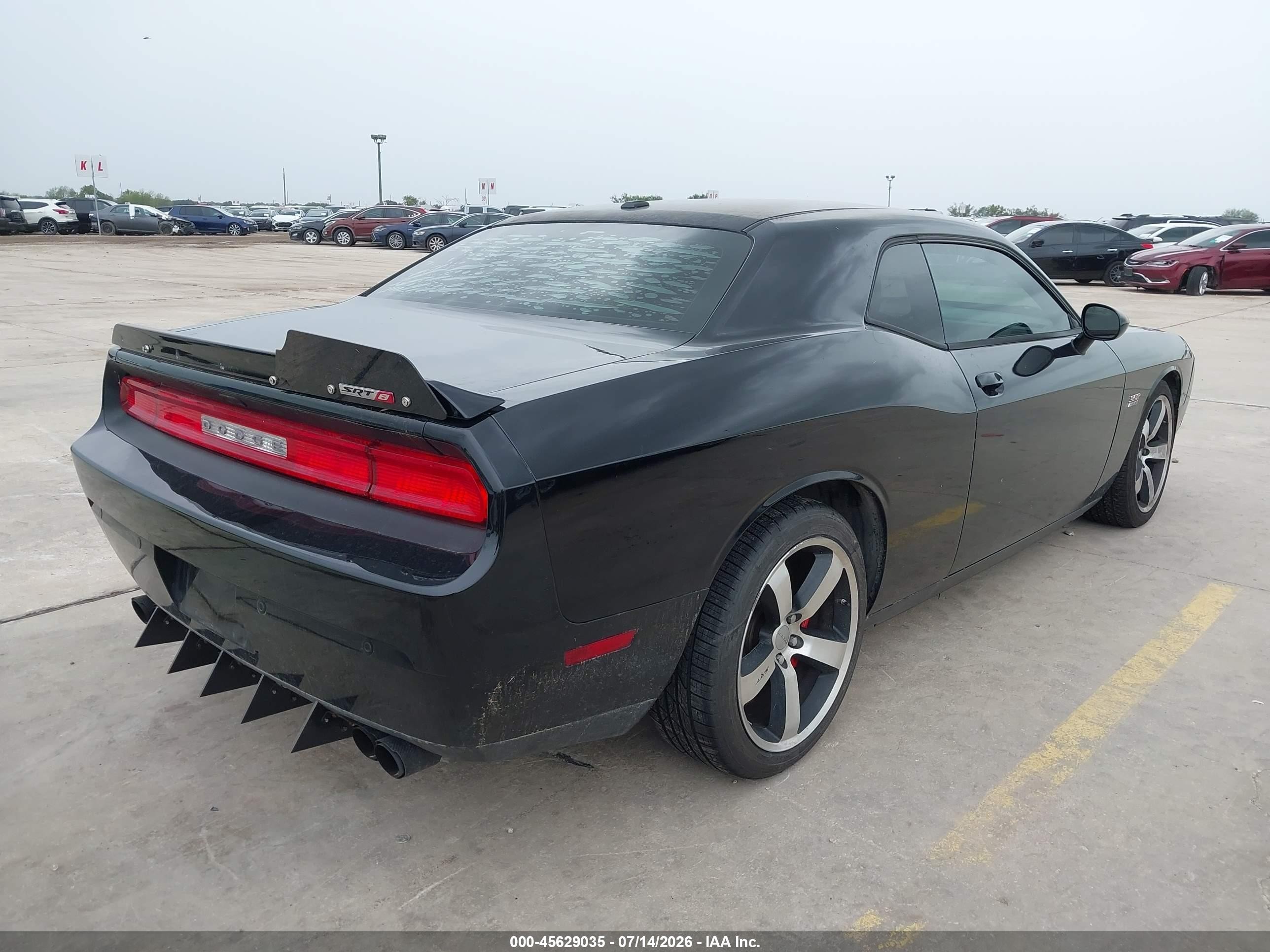 2013 Dodge Challenger Srt8 Black vin: 2C3CDYCJ7DH528242