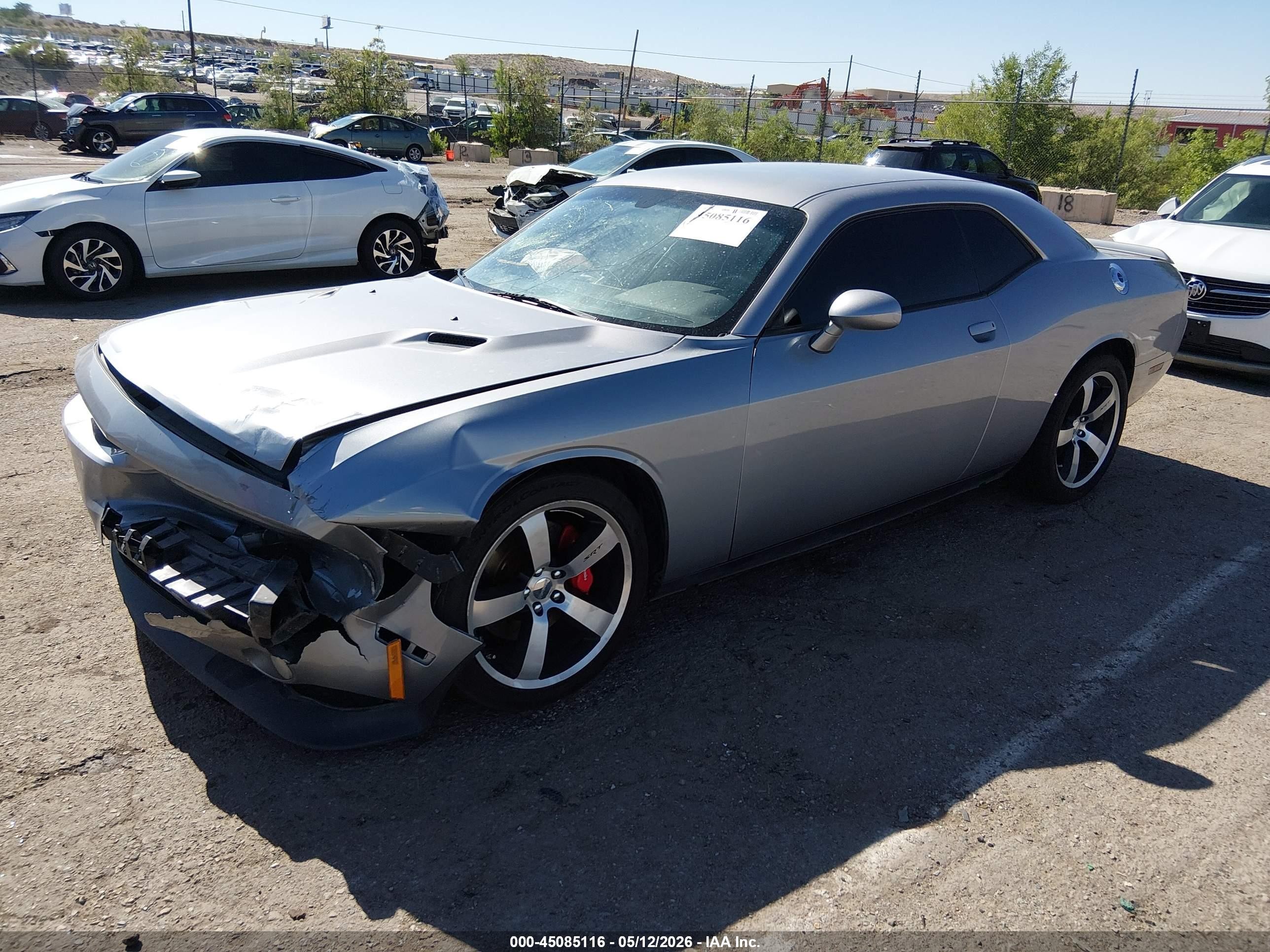 2014 Dodge Challenger Srt8 Silver vin: 2C3CDYCJXEH158535