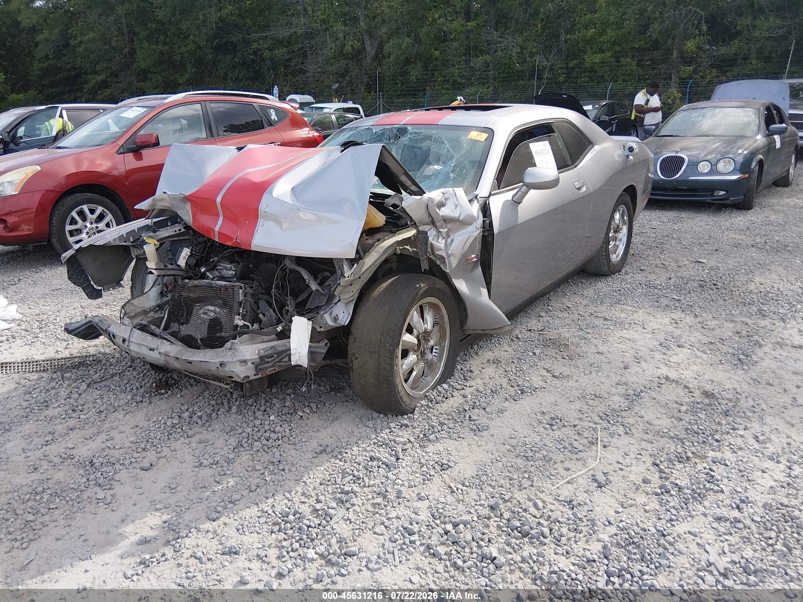 2014 Dodge Challenger Srt8 Silver vin: 2C3CDYCJXEH205109