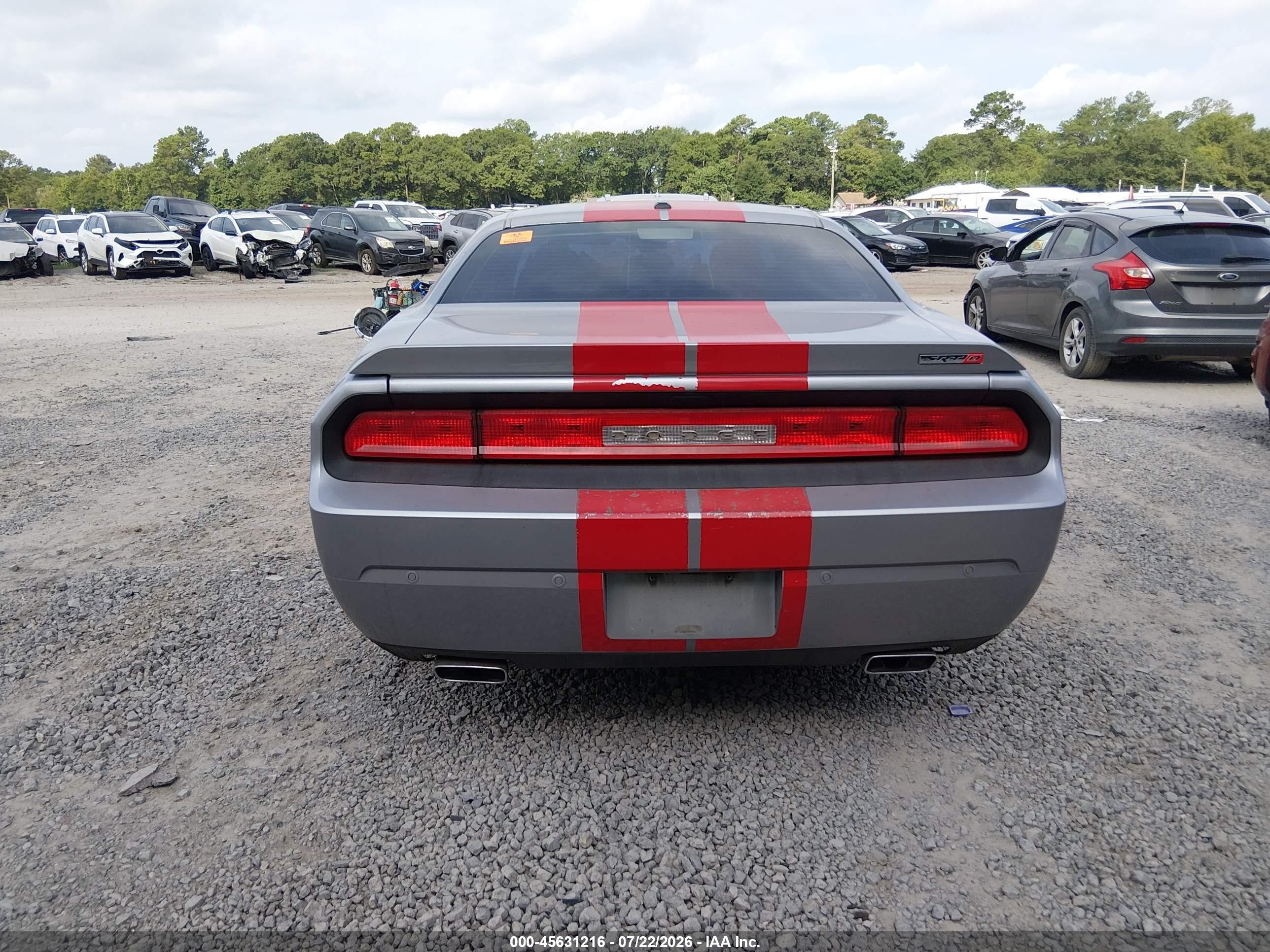 2014 Dodge Challenger Srt8 Silver vin: 2C3CDYCJXEH205109