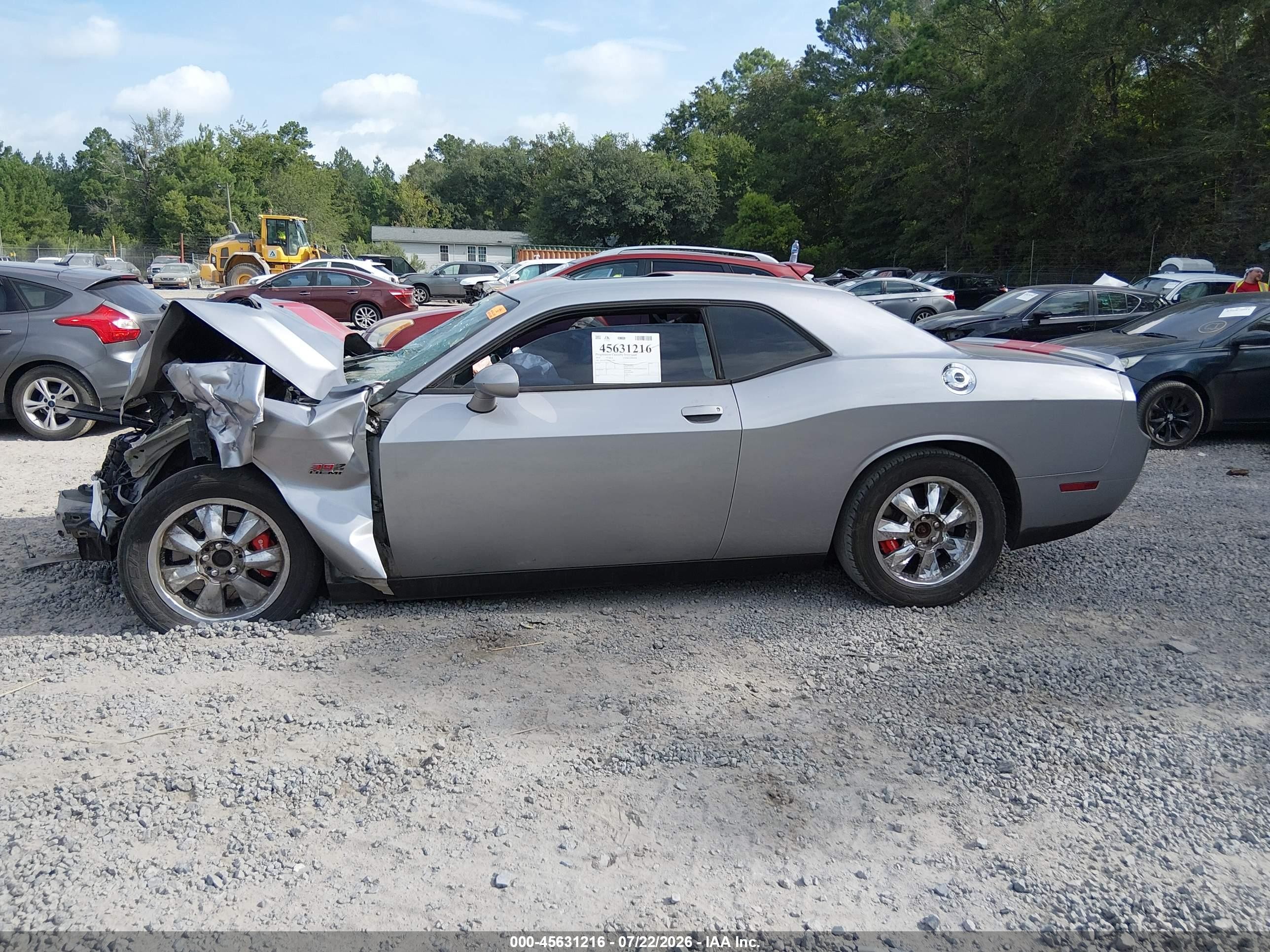 2014 Dodge Challenger Srt8 Silver vin: 2C3CDYCJXEH205109