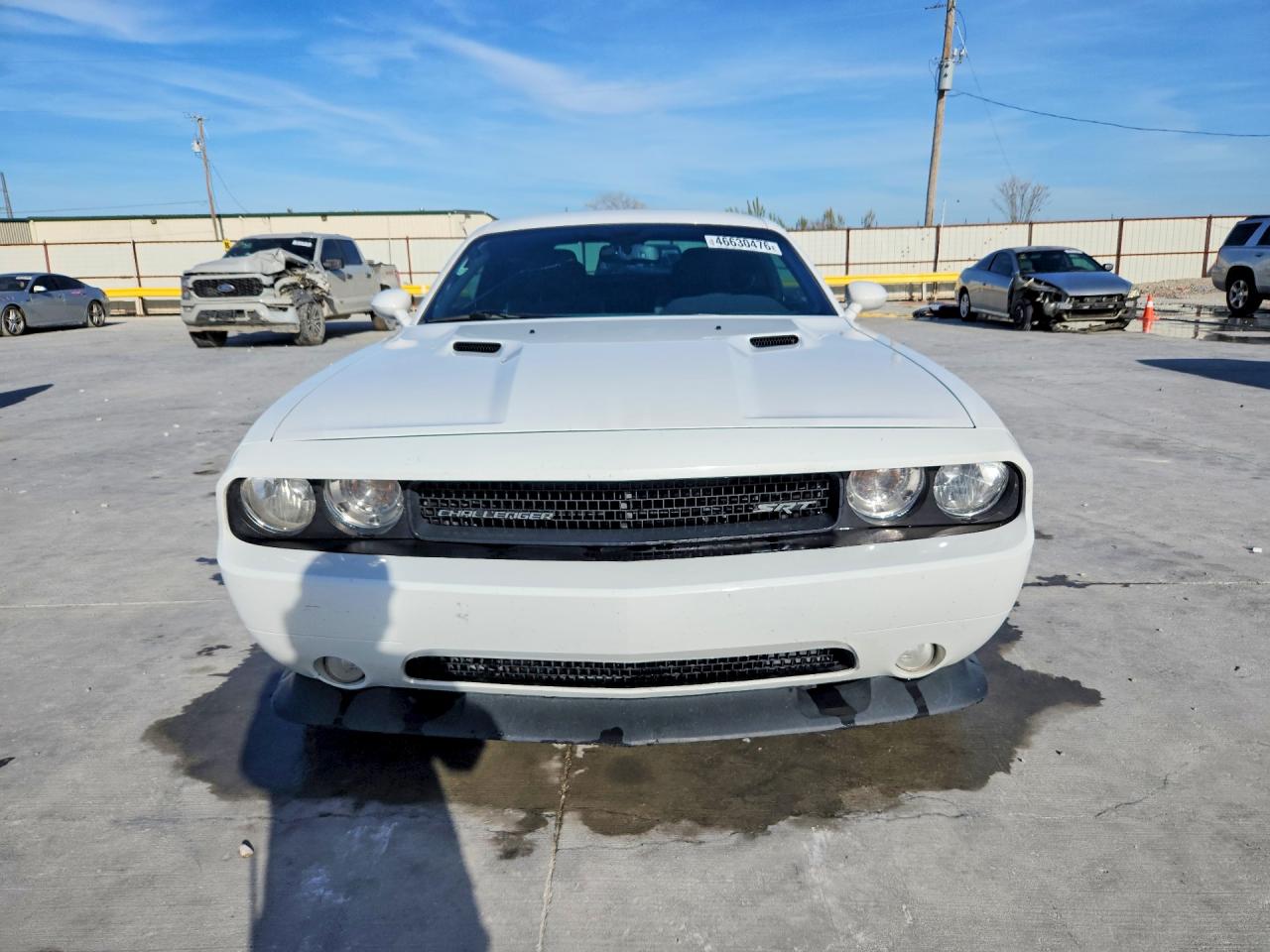 2014 Dodge Challenger Srt8 Core White vin: 2C3CDYDJ8EH165465