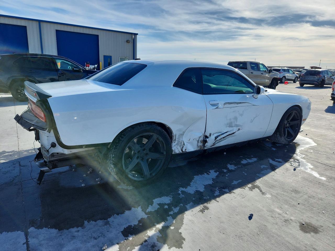 2014 Dodge Challenger Srt8 Core White vin: 2C3CDYDJ8EH165465
