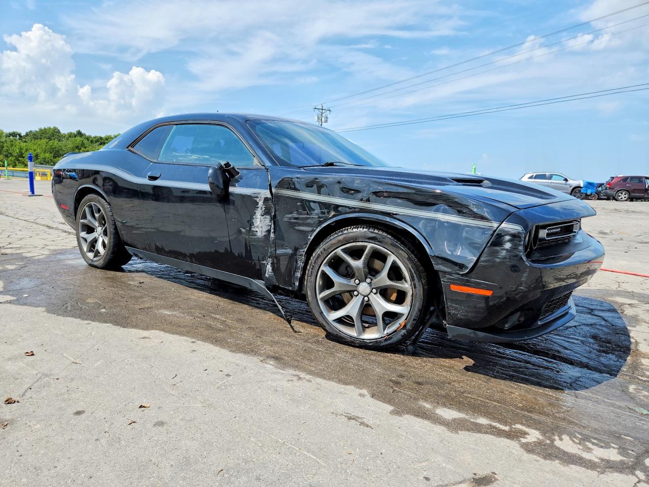 2015 Dodge Challenger Sxt Black vin: 2C3CDZAG0FH843626