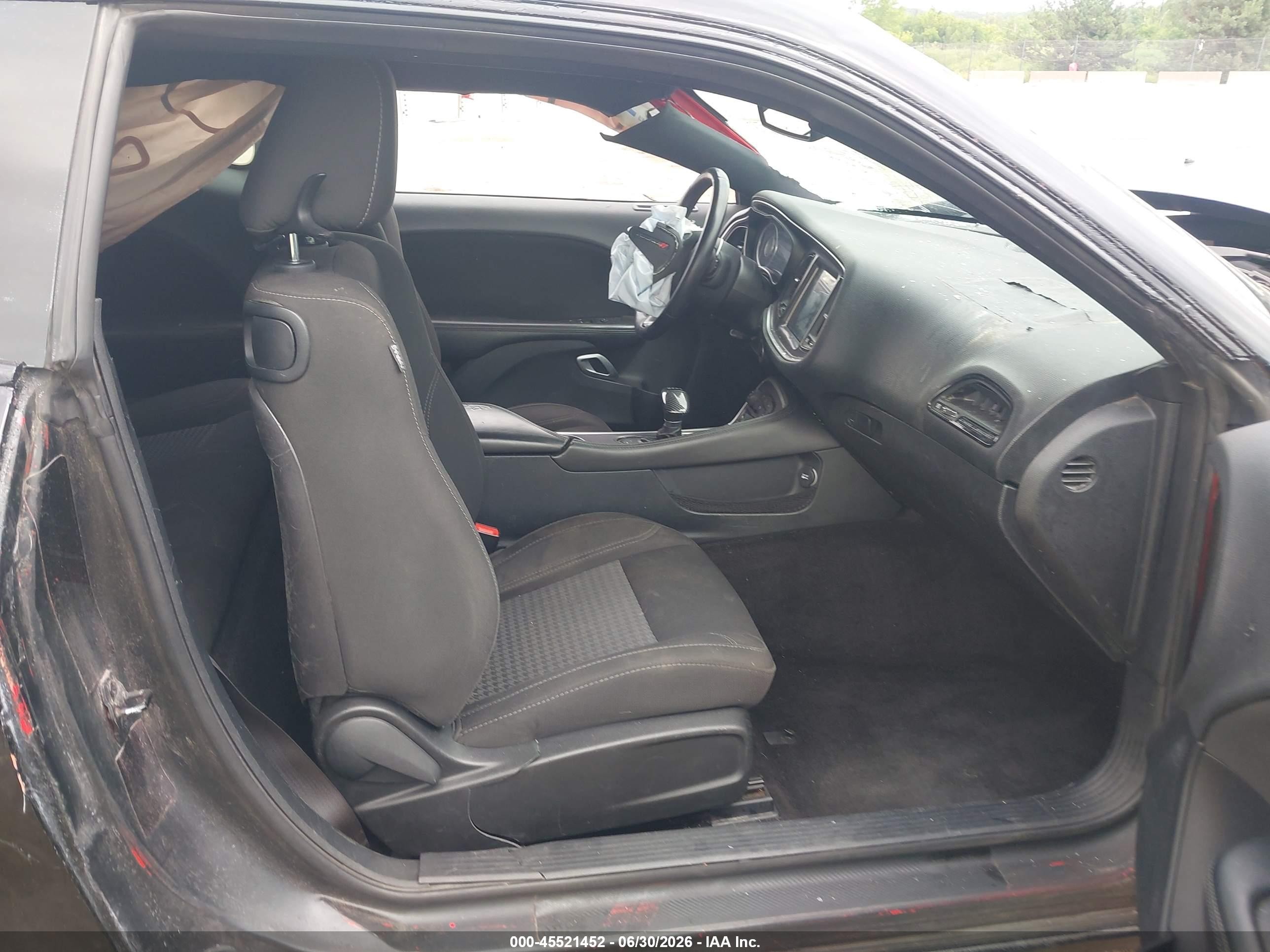 2015 Dodge Challenger Sxt Black vin: 2C3CDZAG0FH928062