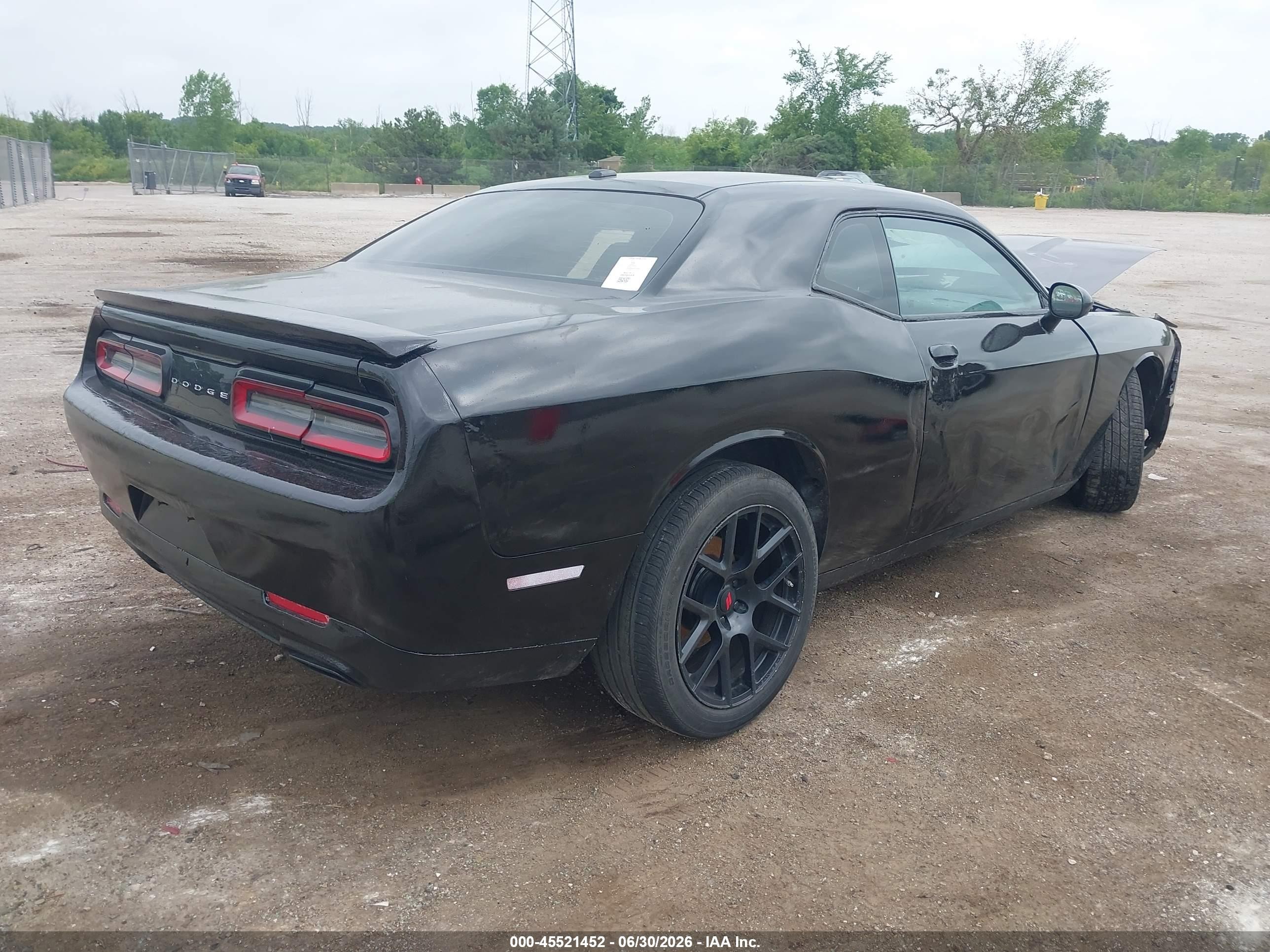 2015 Dodge Challenger Sxt Black vin: 2C3CDZAG0FH928062