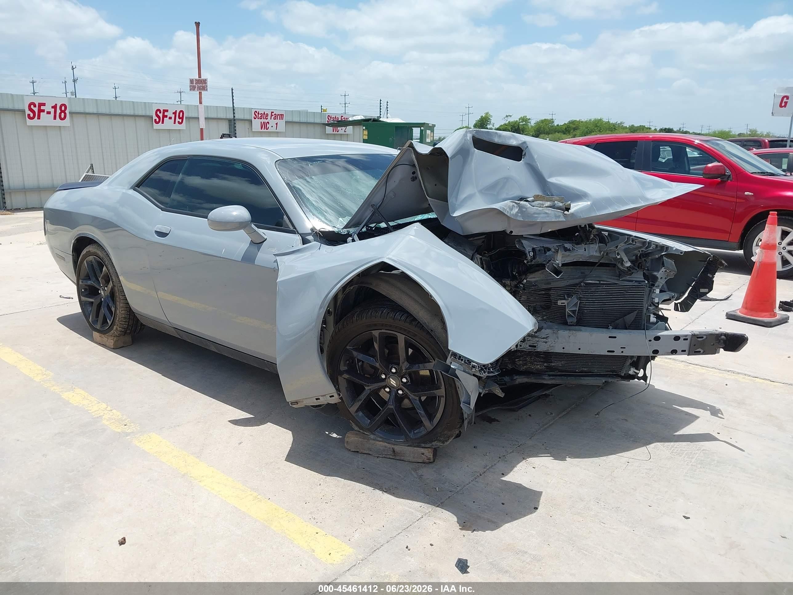 2021 Dodge Challenger Sxt Серый vin: 2C3CDZAG0MH552489
