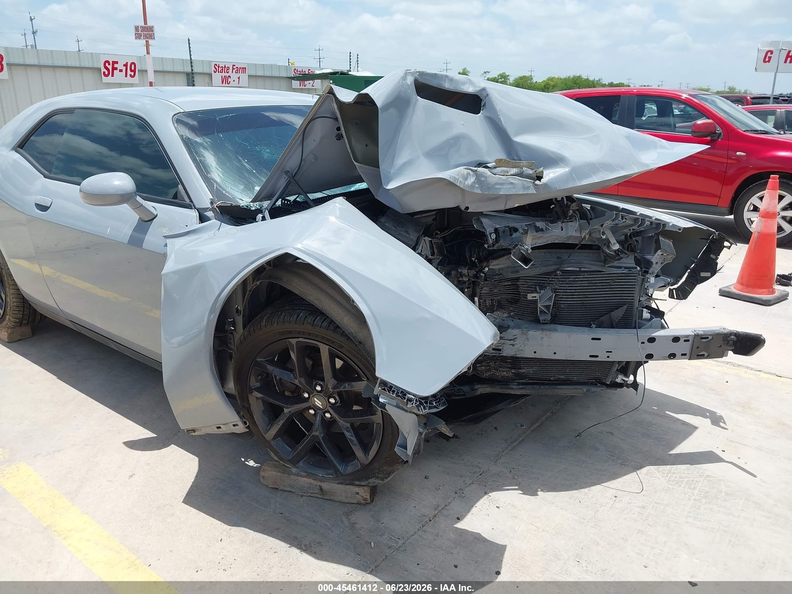 2021 Dodge Challenger Sxt Gray vin: 2C3CDZAG0MH552489
