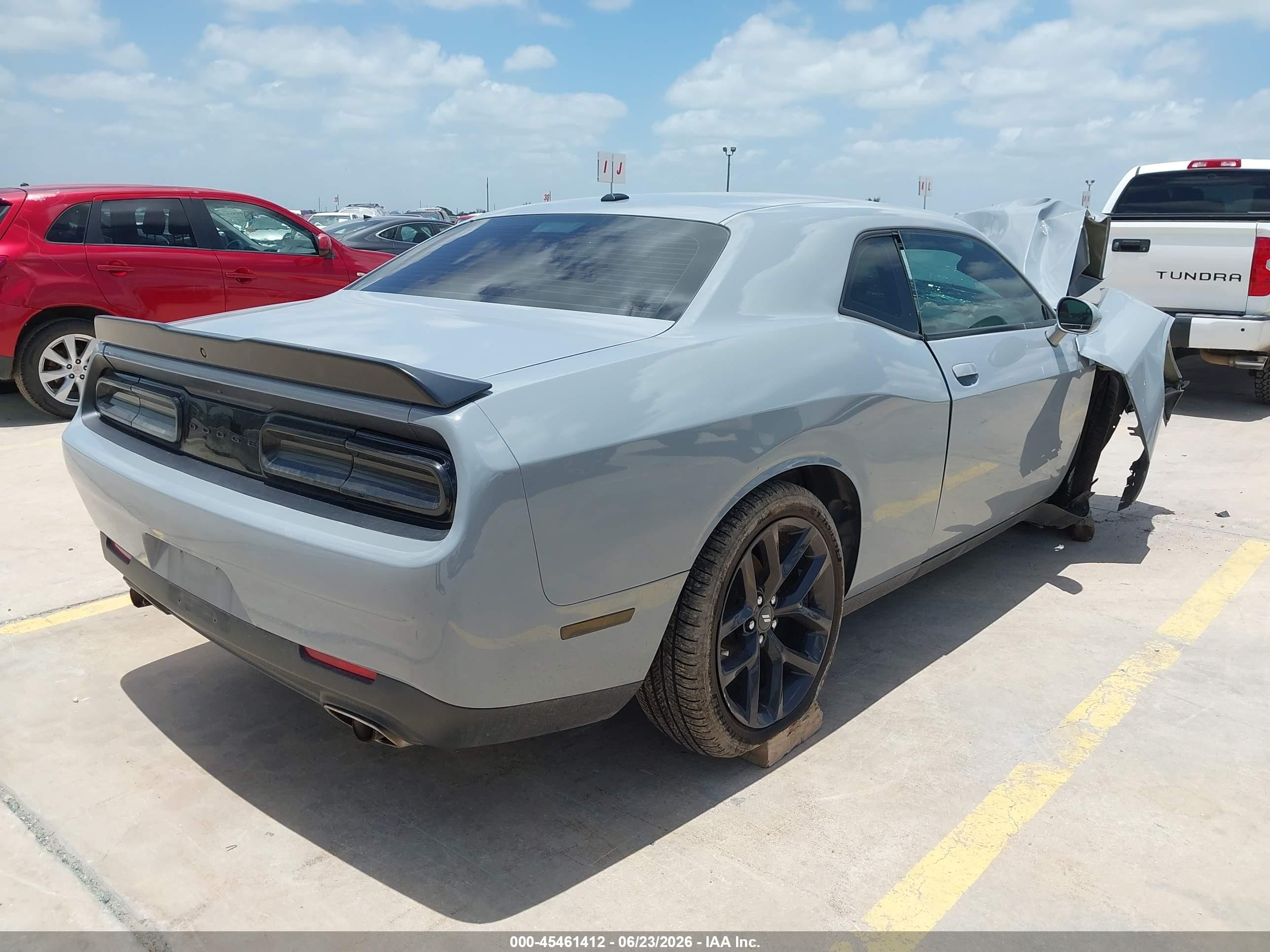 2021 Dodge Challenger Sxt Gray vin: 2C3CDZAG0MH552489