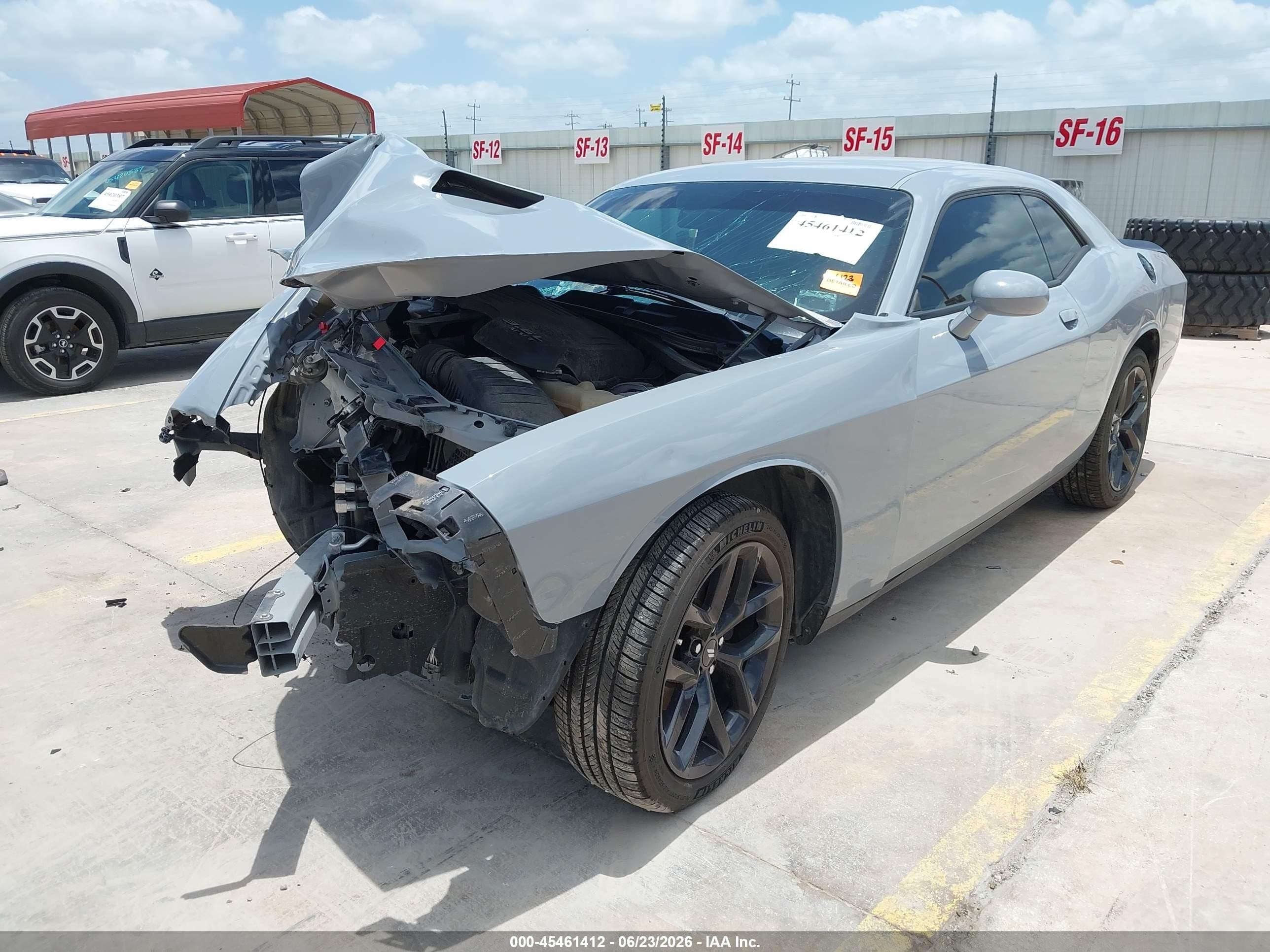 2021 Dodge Challenger Sxt Gray vin: 2C3CDZAG0MH552489